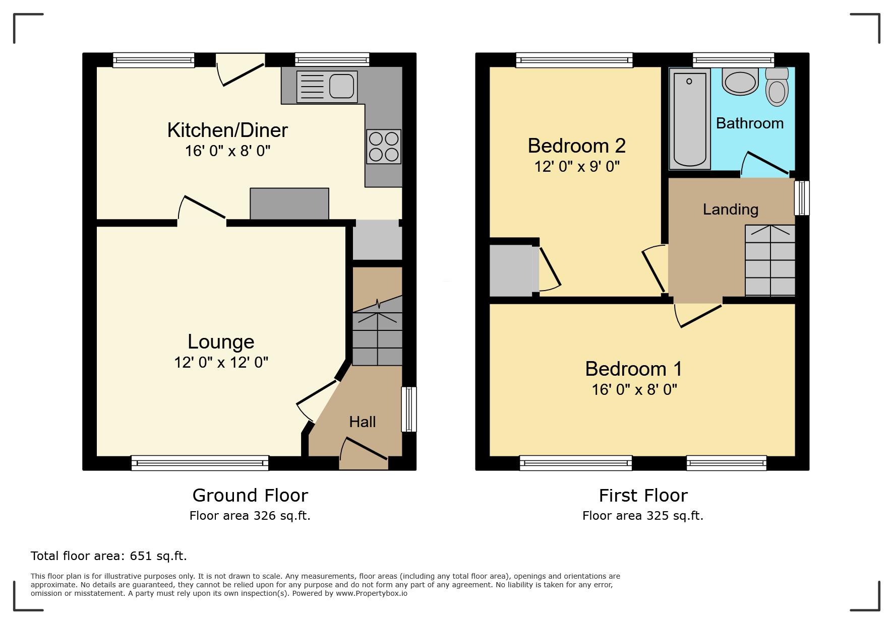 26, Duck Lane, St. Neots floorplan