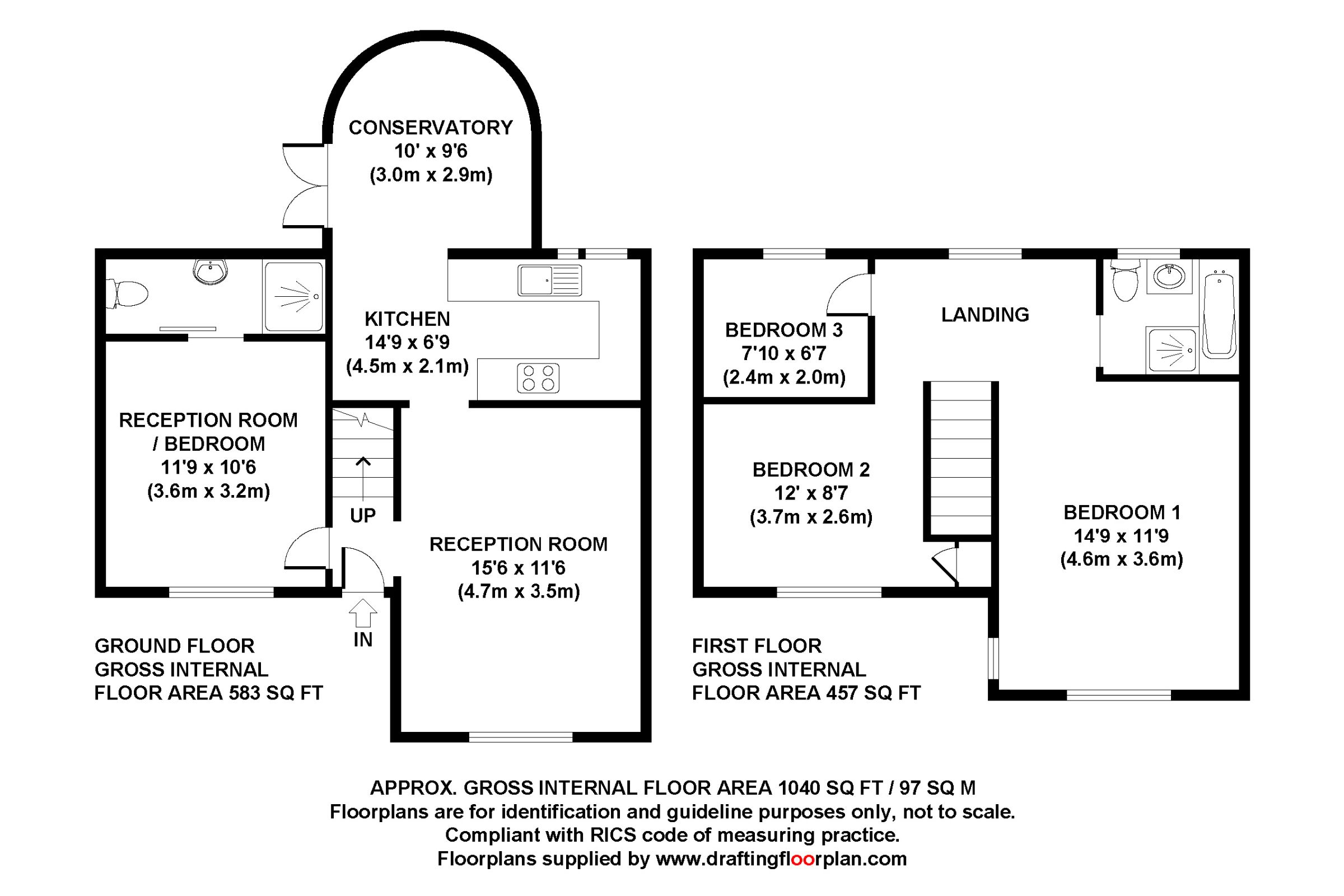 Edwyn Close, Barnet floorplan