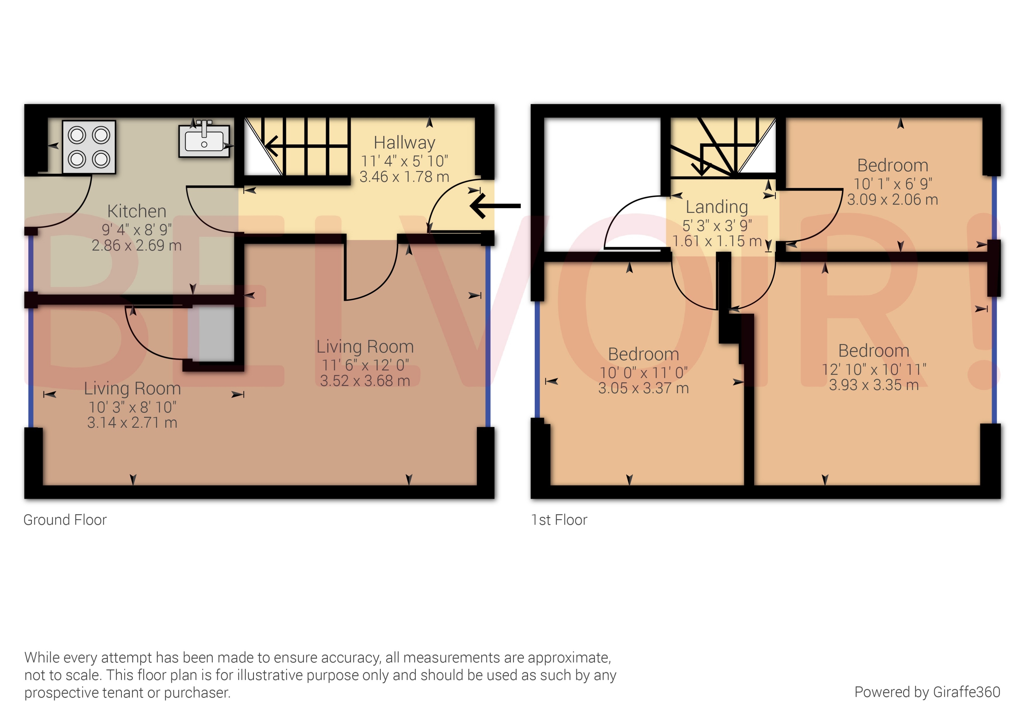 75, Mansfield Road, Basingstoke floorplan