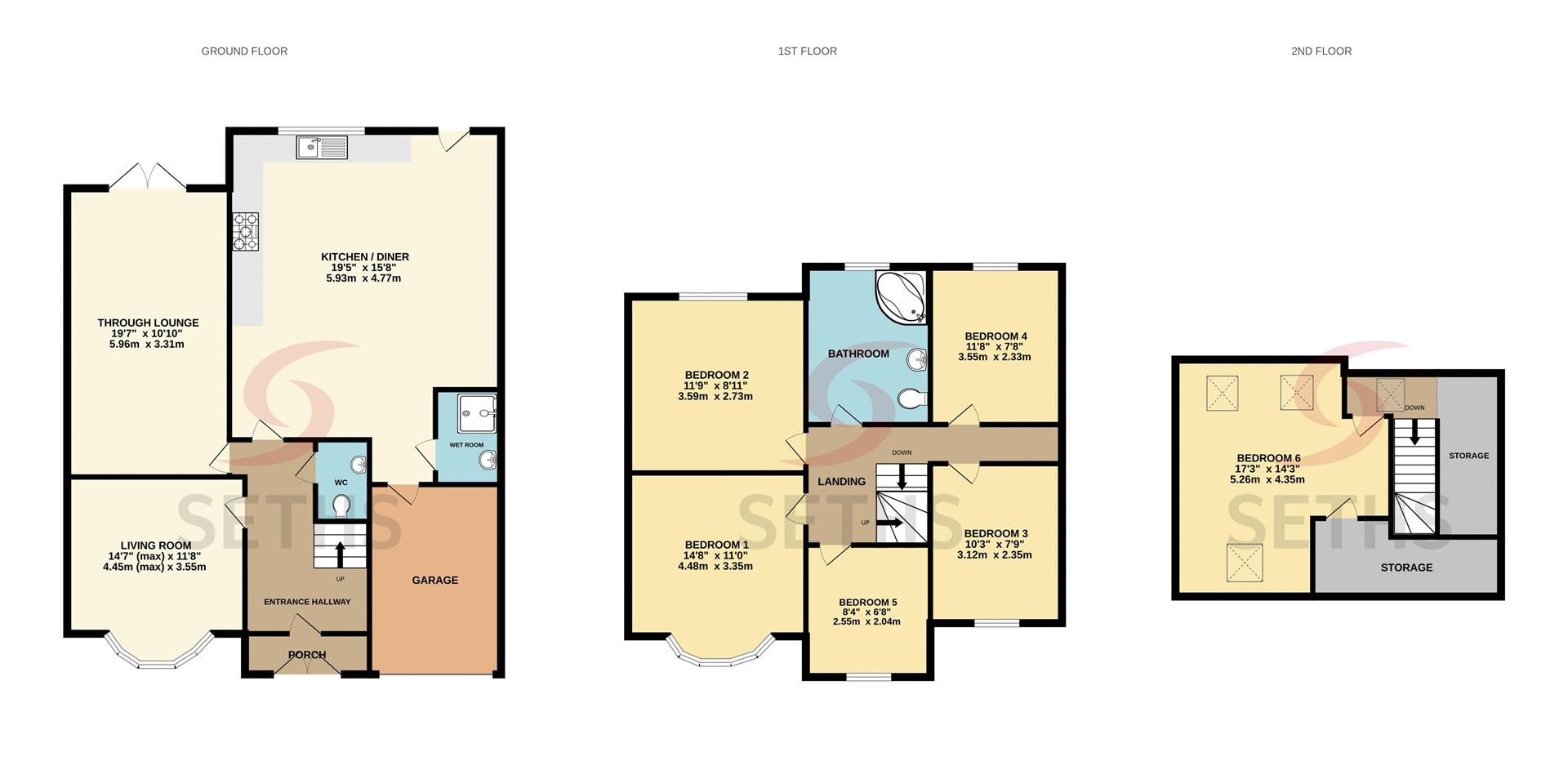 36, Trueway Road, Leicester floorplan