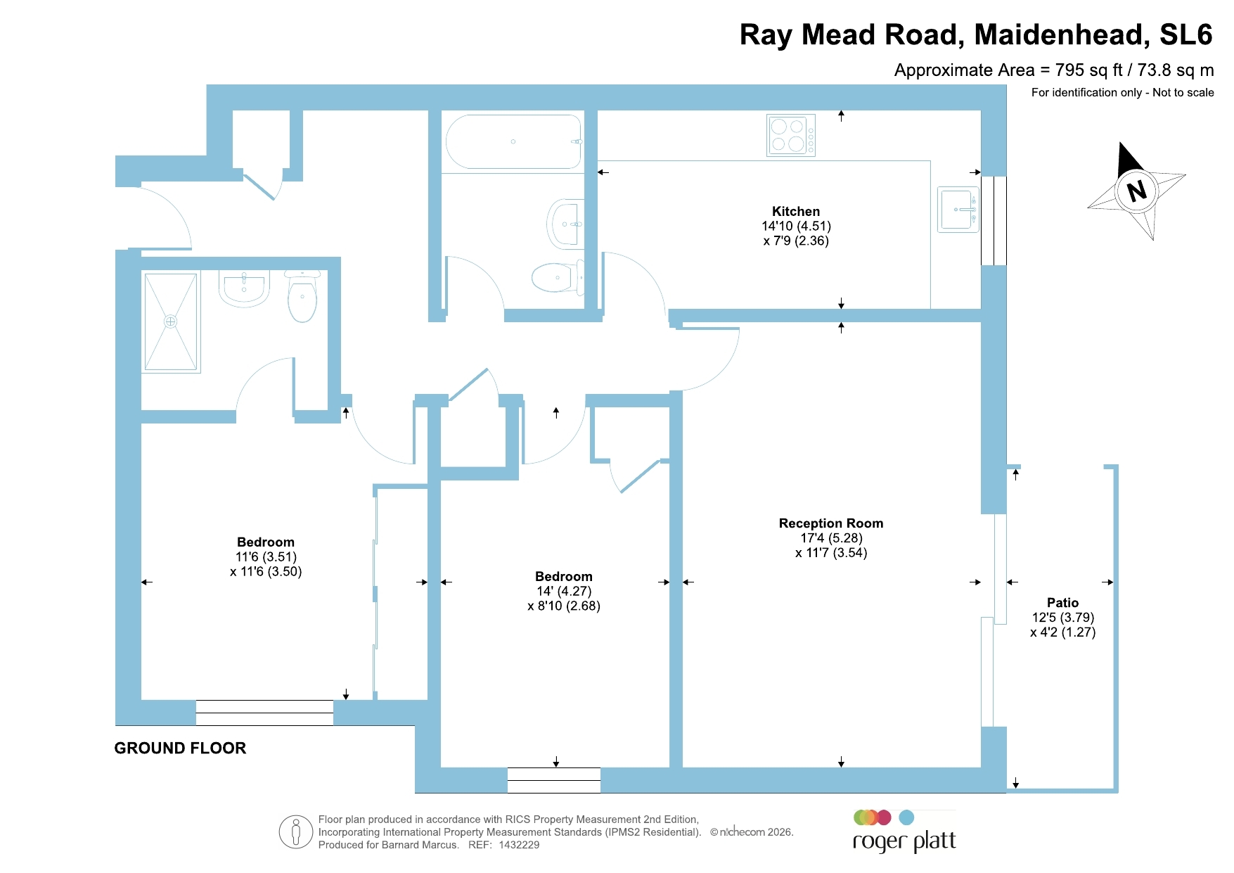 1, Woodhurst North, Ray Mead Road, Maidenhead floorplan