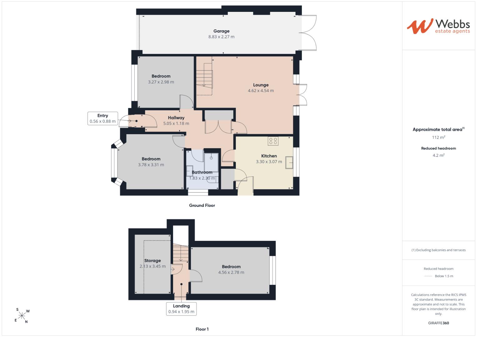 33, Oak Road, Willenhall floorplan