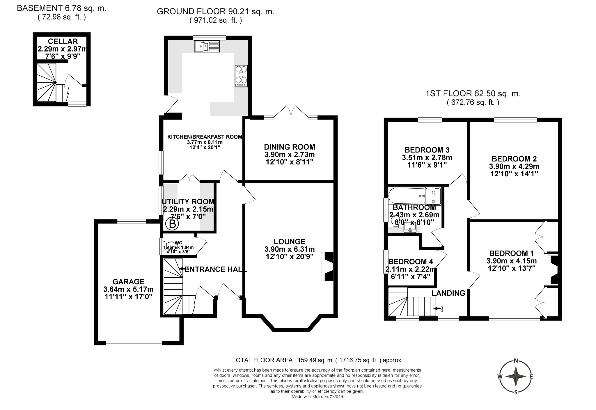 4 Bedrooms Semi-detached house for sale in Ware Road, Hoddesdon EN11