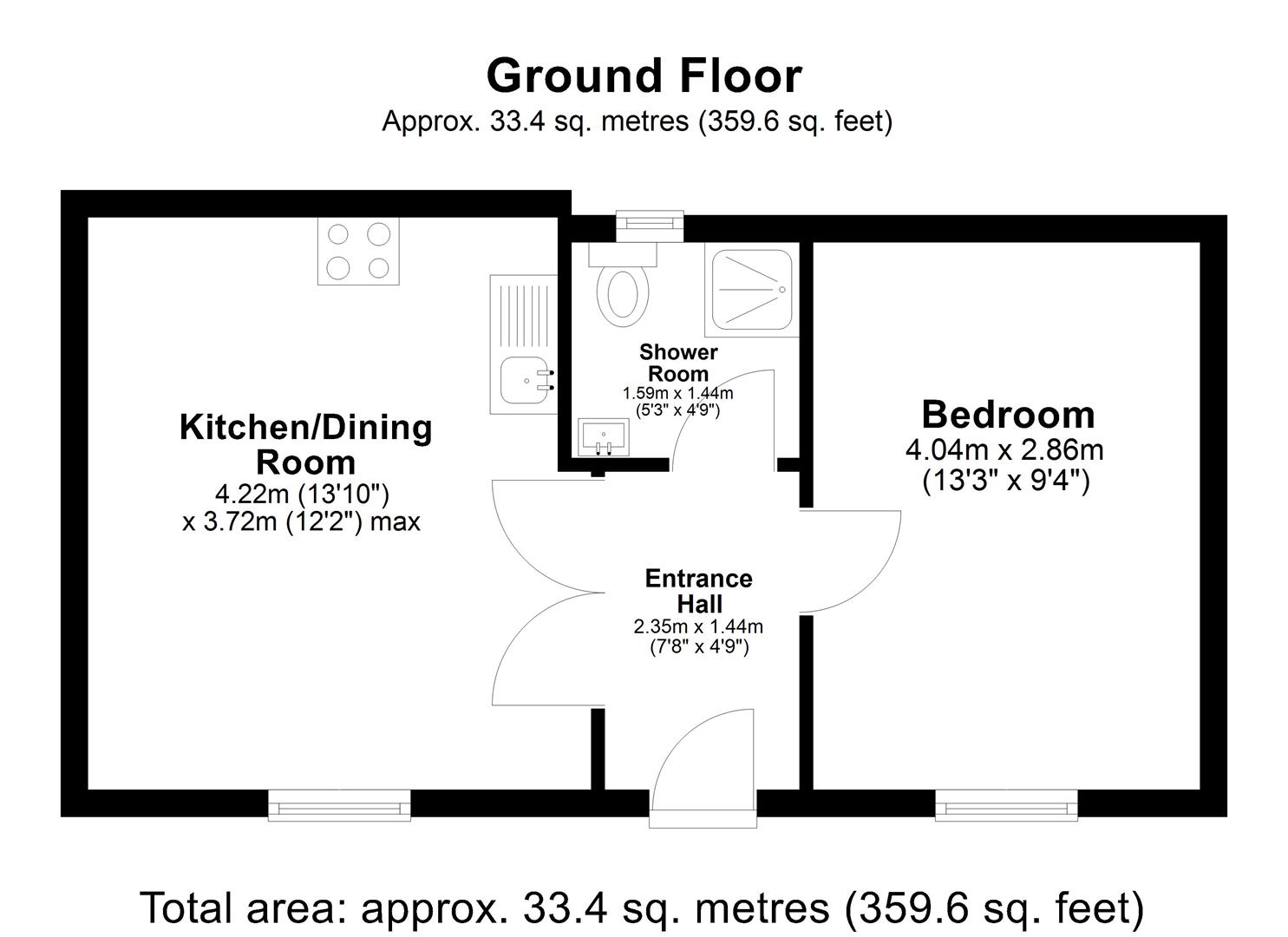 1, Smithfield View Close, Belper floorplan