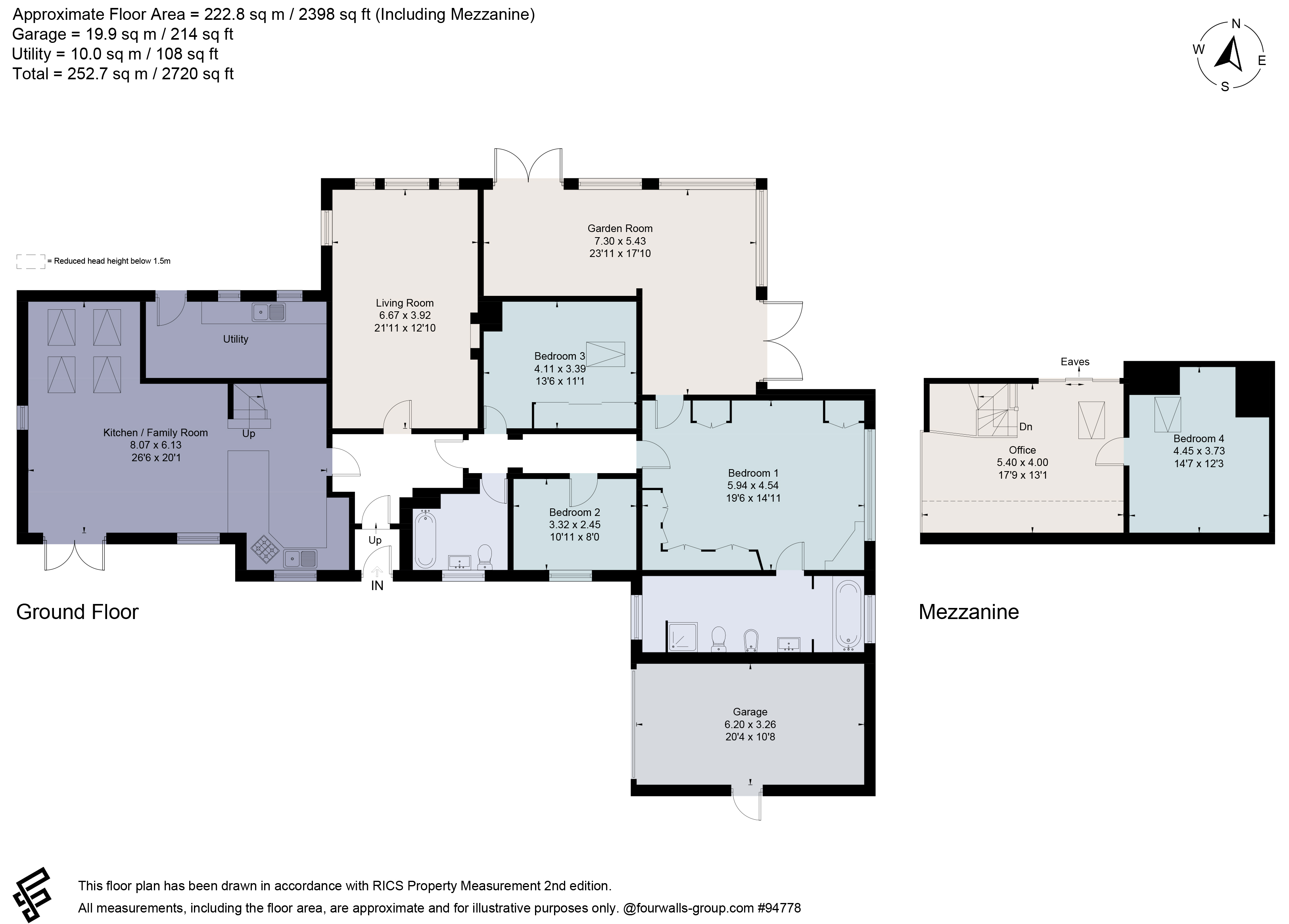 The Lodge,, Rake Lane, Chester floorplan