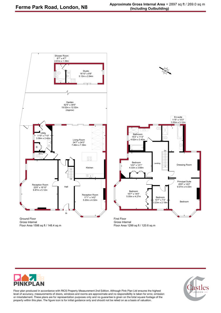 147, Ferme Park Road, Crouch End floorplan