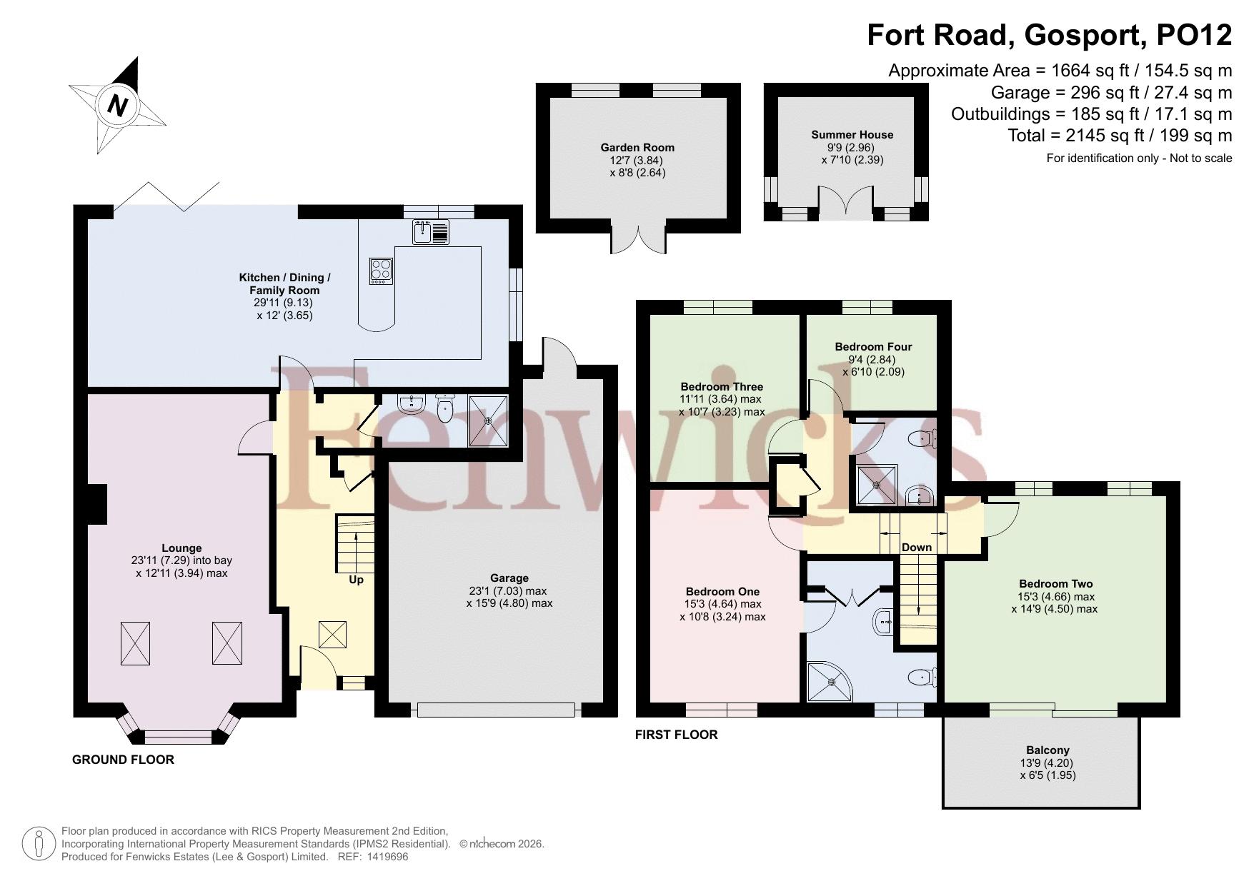 70, Fort Road, Gosport floorplan