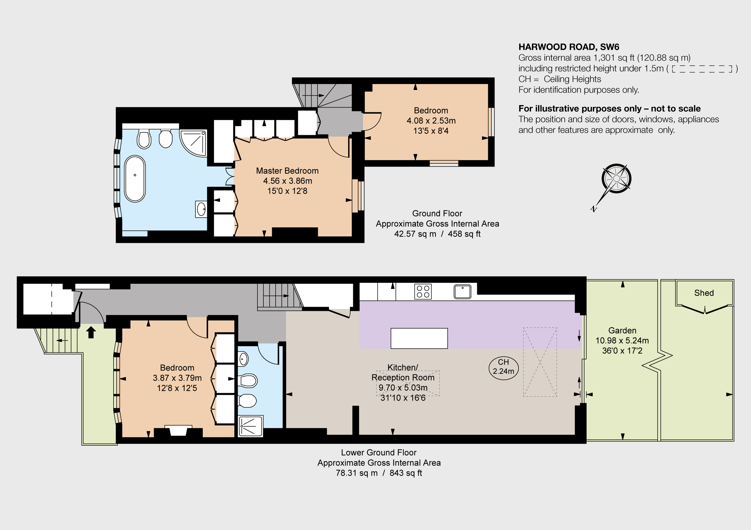 3 Bedrooms Flat to rent in Harwood Road, London SW6