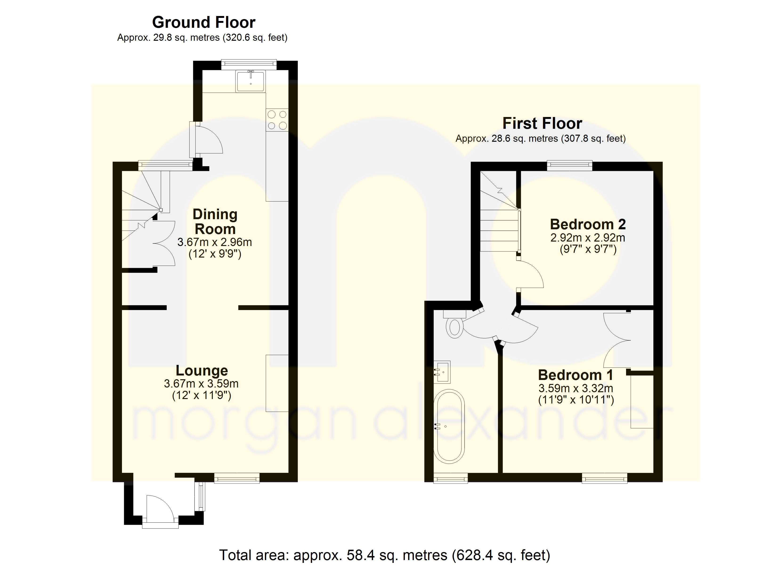 2 Bedrooms Semi-detached house for sale in High Oak Road, Ware SG12