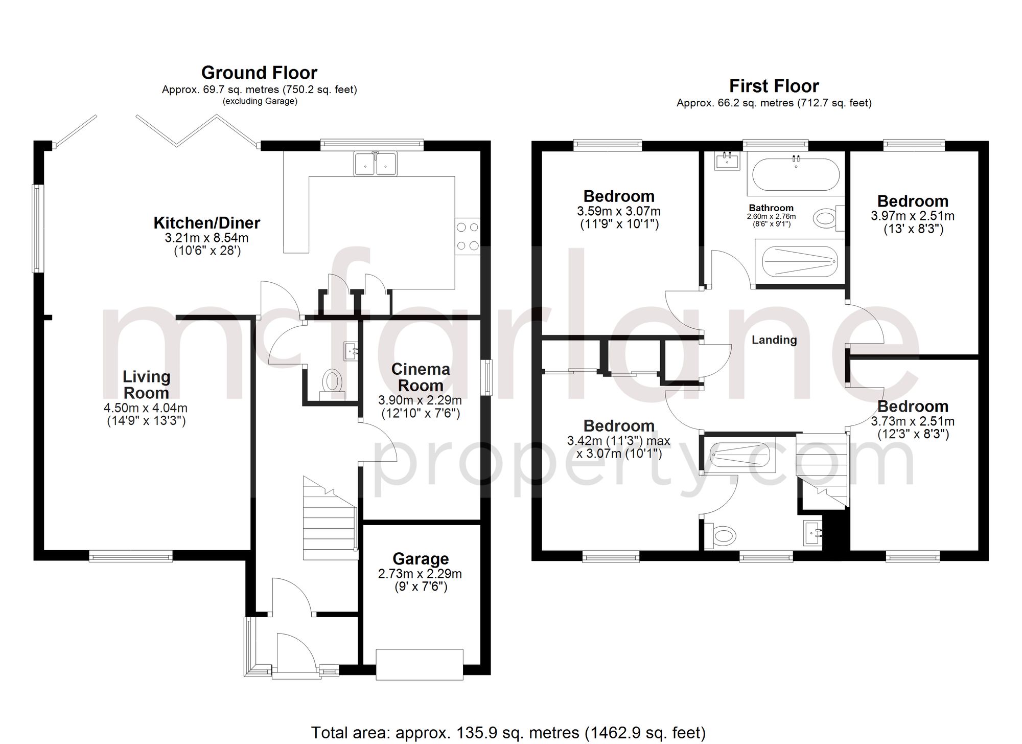 35 Priorsfield, Marlborough floorplan