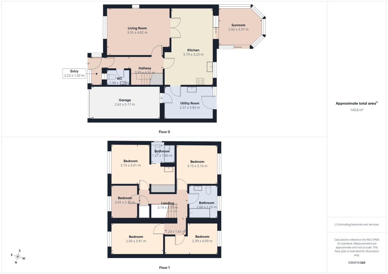 93, Lavender Close, Bristol floorplan