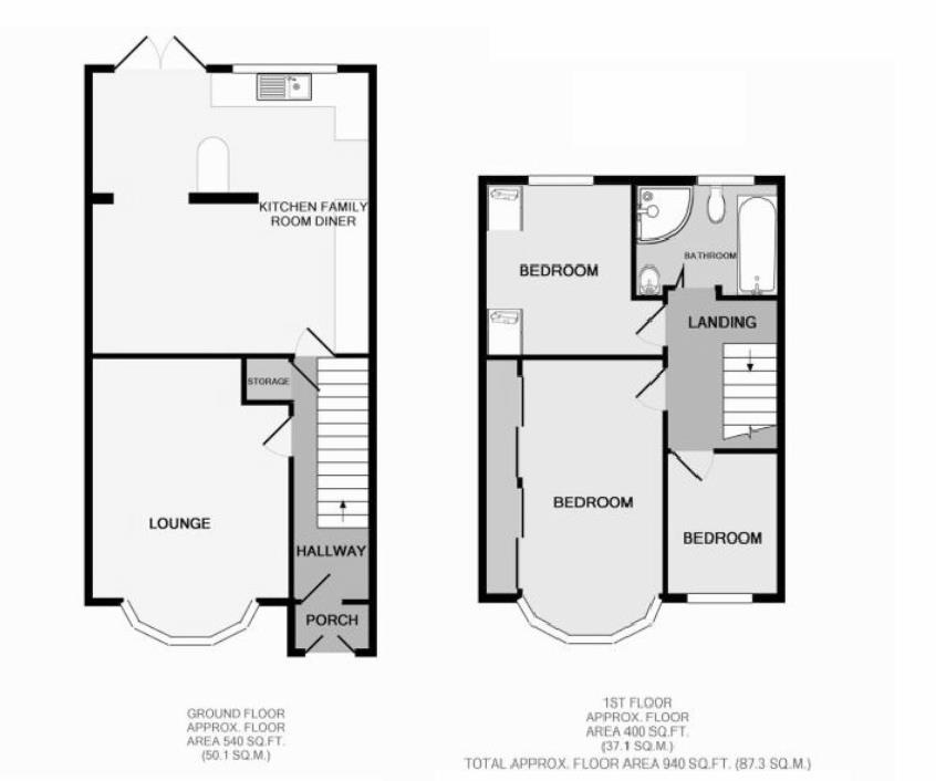 324, Brentwood Road, Romford floorplan