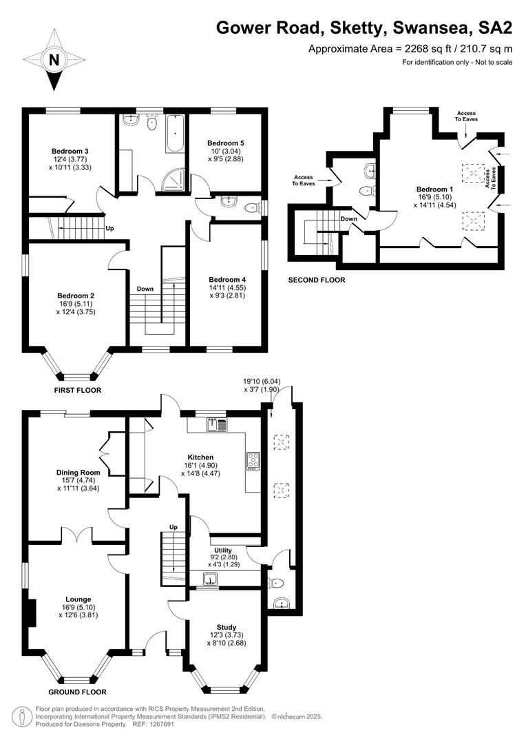 277, Gower Road, Swansea floorplan