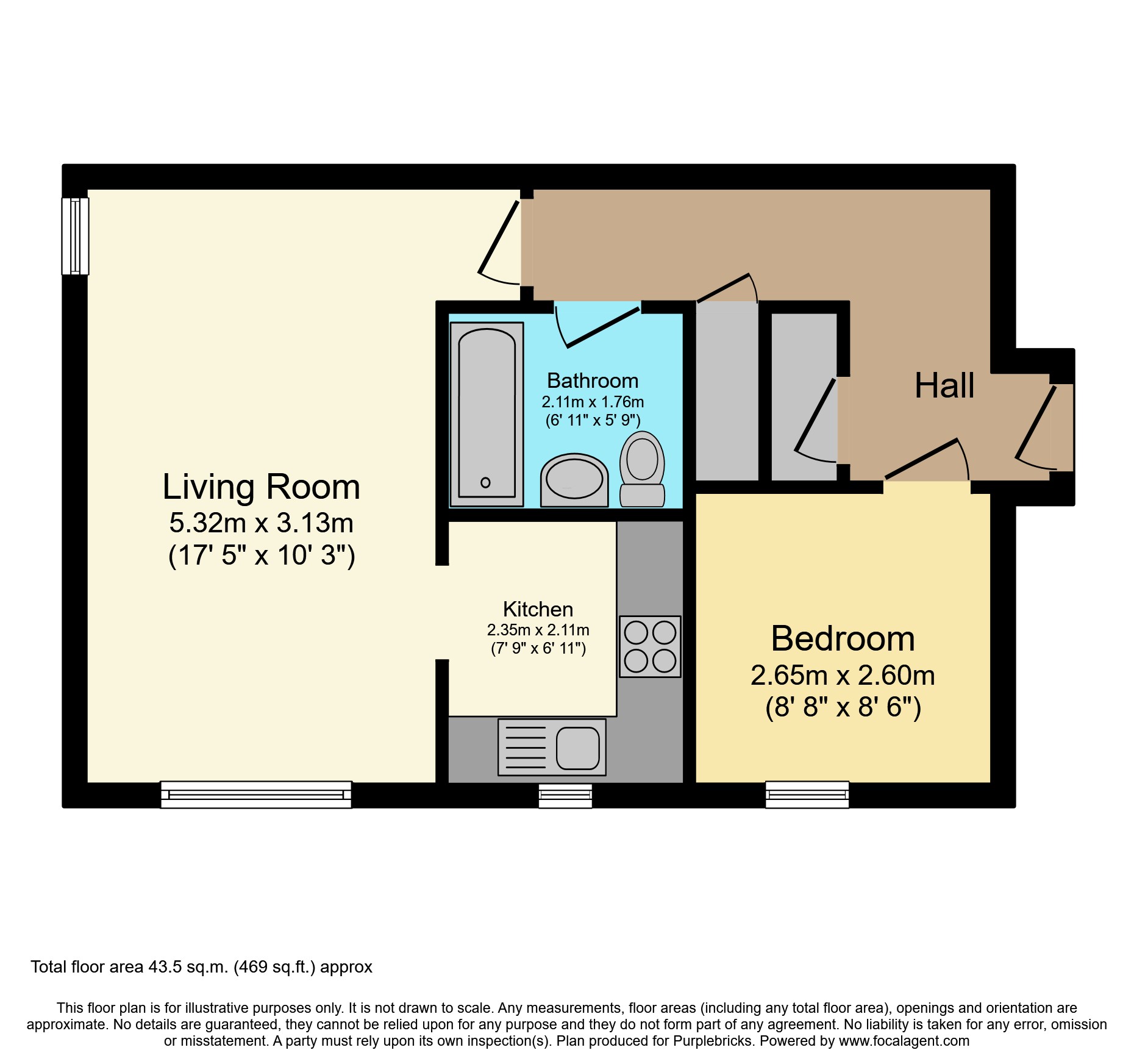 145, Brimfield Road, Purfleet-on-Thames floorplan
