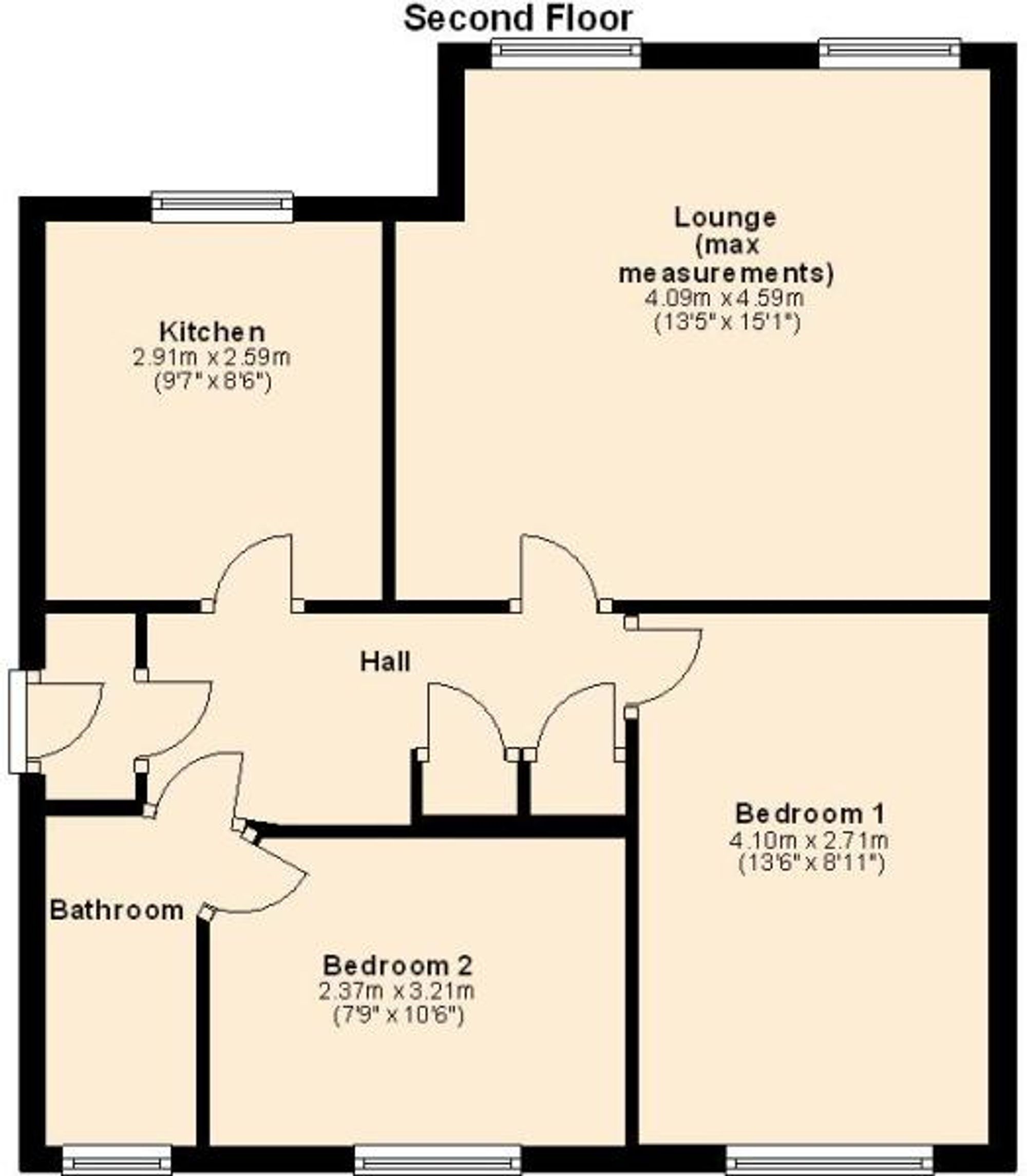 25 Lock Keeper Close, Wigston floorplan