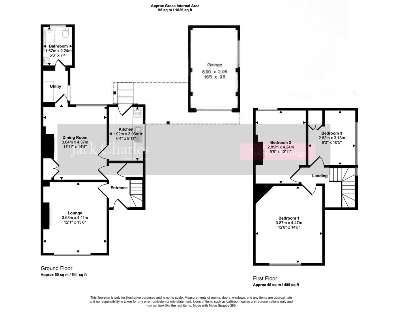 1, Hamptons Road, Tonbridge floorplan