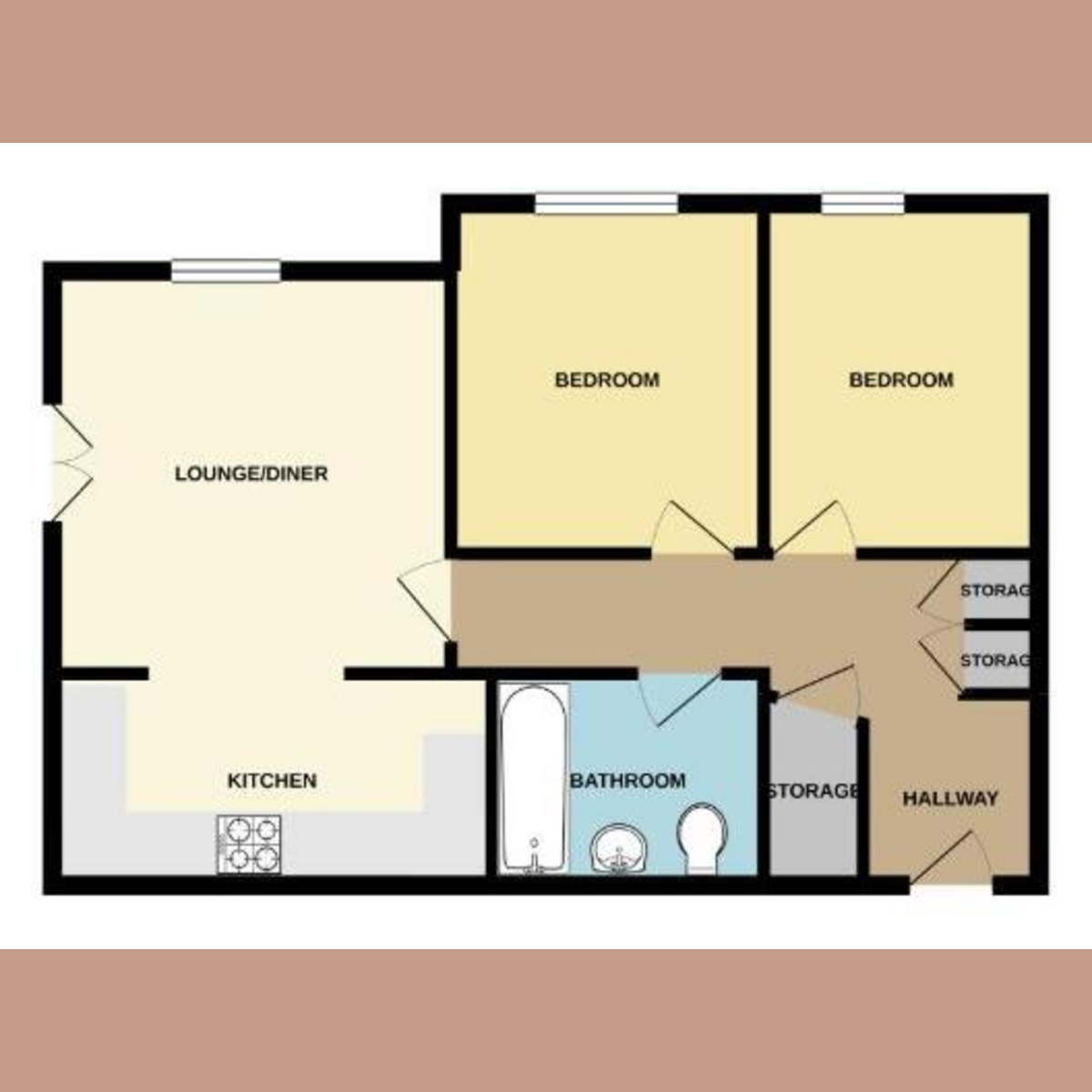 Flat FLAT 5, SPENCER HOUSE, Ensign Close, Leigh-on-sea floorplan