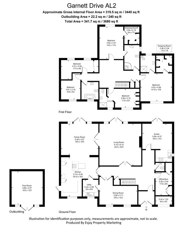 1, Garnett Drive, St. Albans floorplan