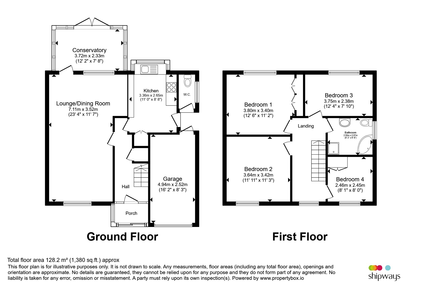 24, The Ridgeway, Stourport-On-Severn floorplan