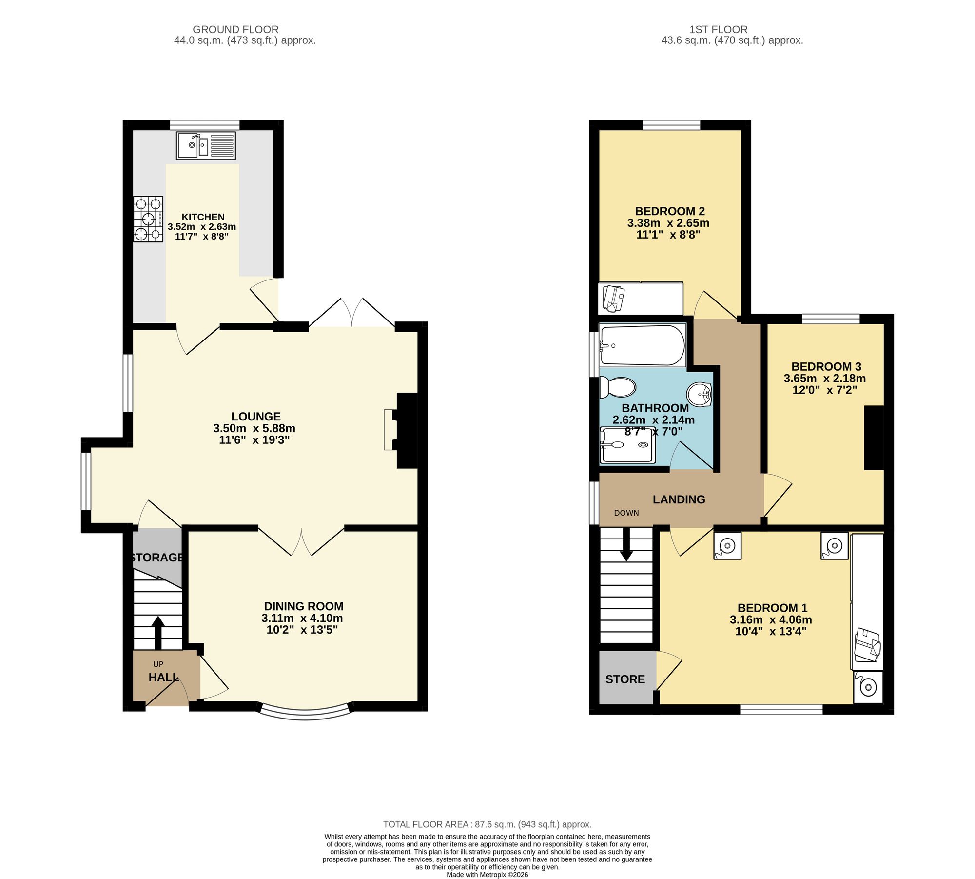 19 Bertrand Avenue, Chesterfield floorplan