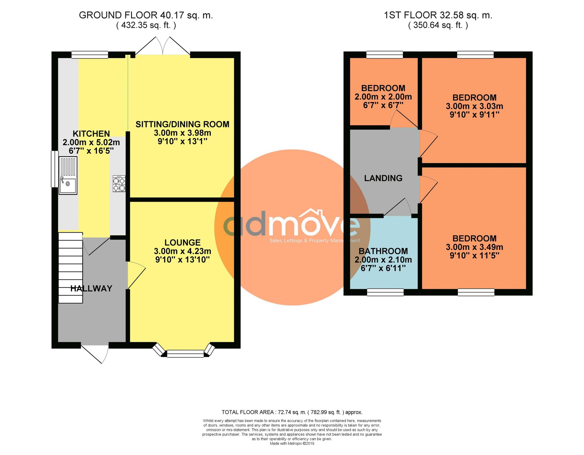 64 Warrington Road, Warrington floorplan