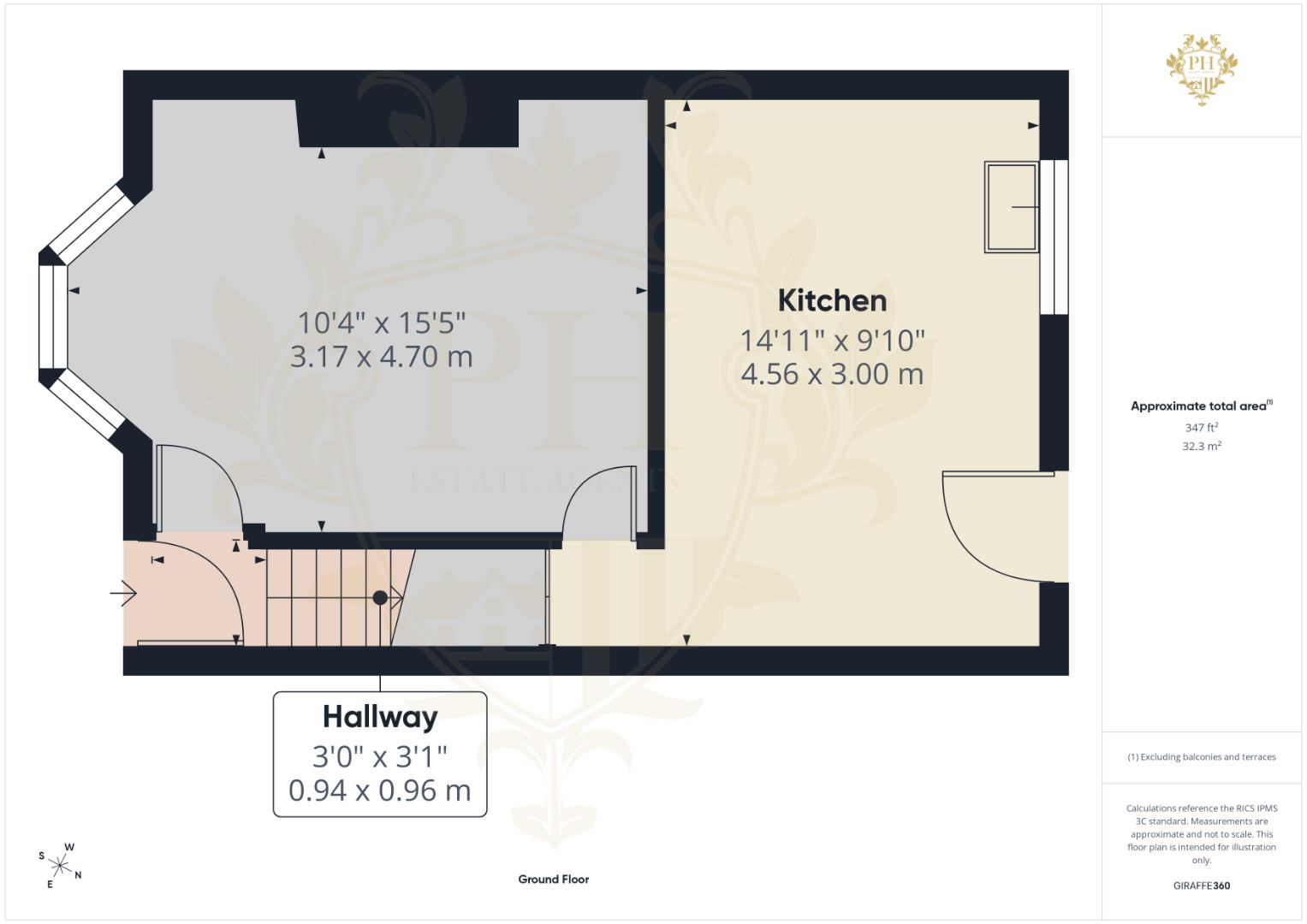 43, South Terrace, Middlesbrough floorplan