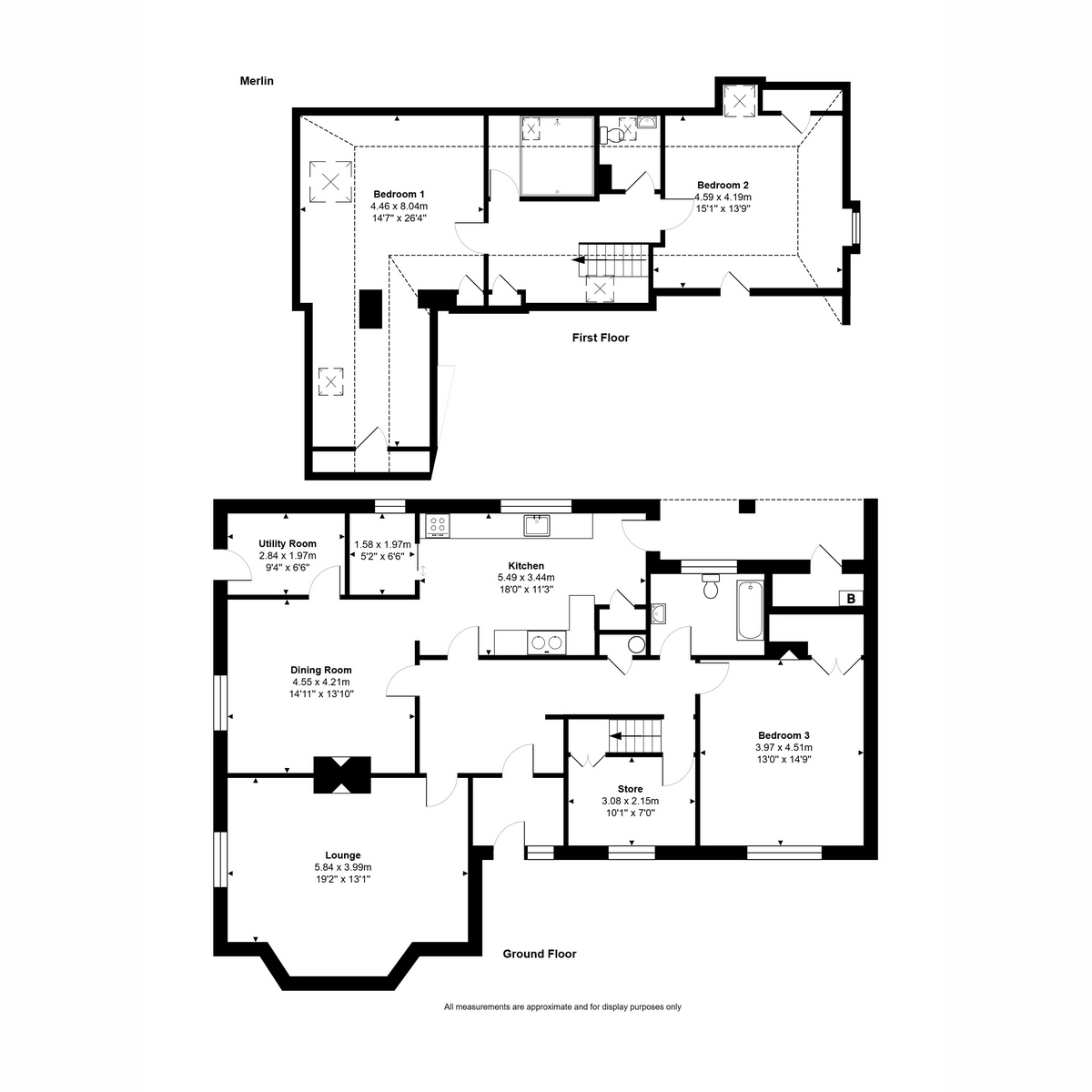 Merlin, Caulfield Road South, Inverness floorplan