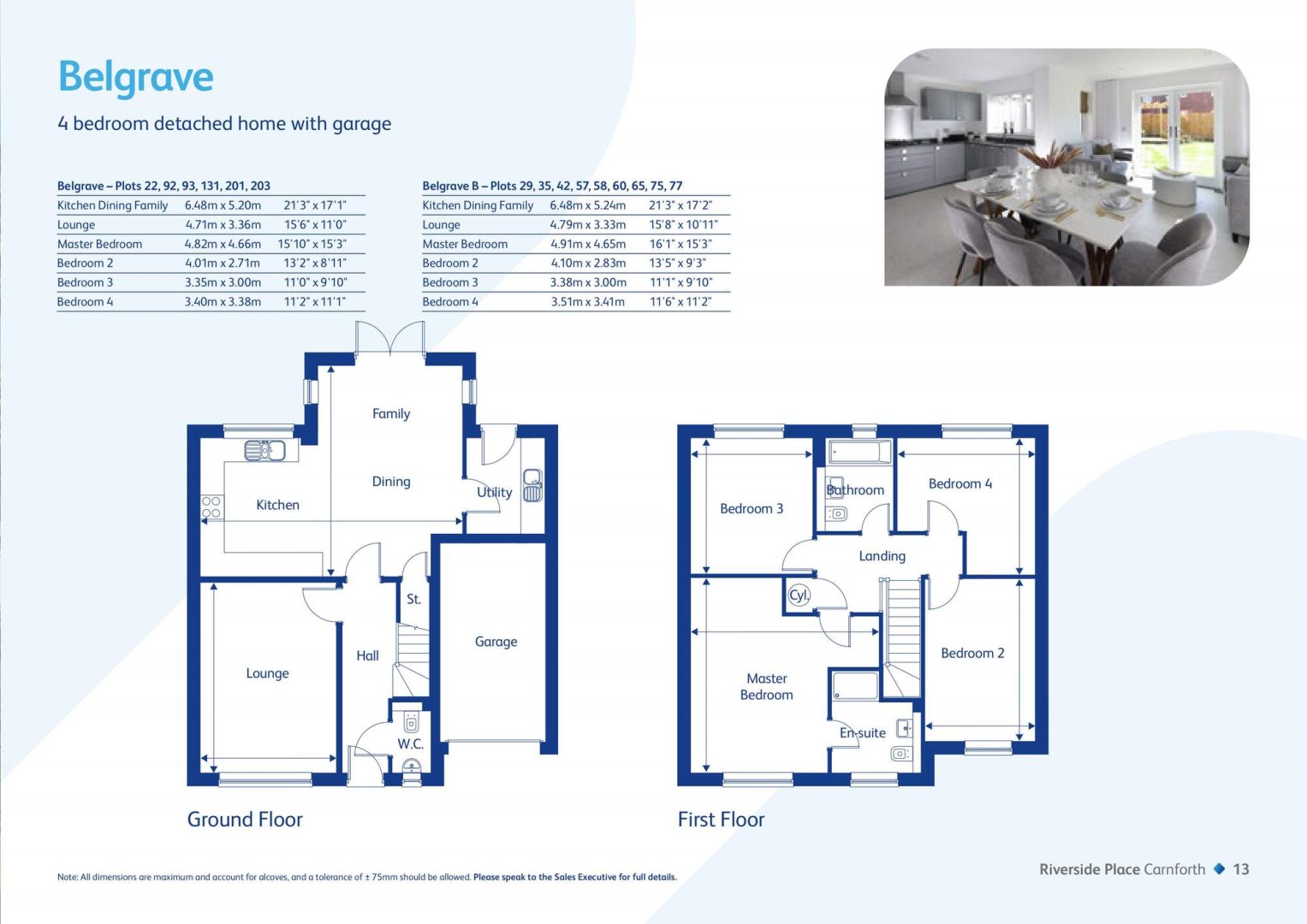 Plot 60, Riverside Place, Carnforth floorplan