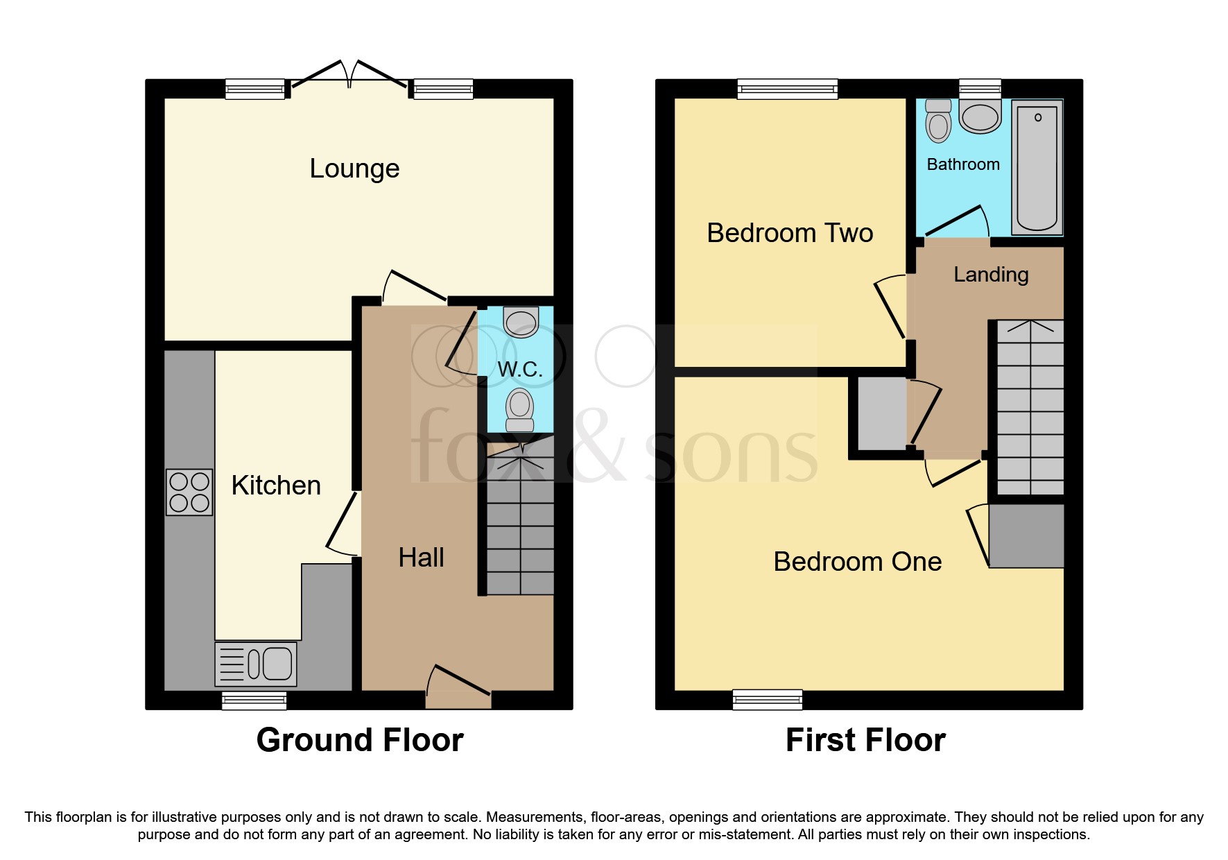 Grove Gate, Staplegrove, Taunton TA2, 2 bedroom terraced house for sale