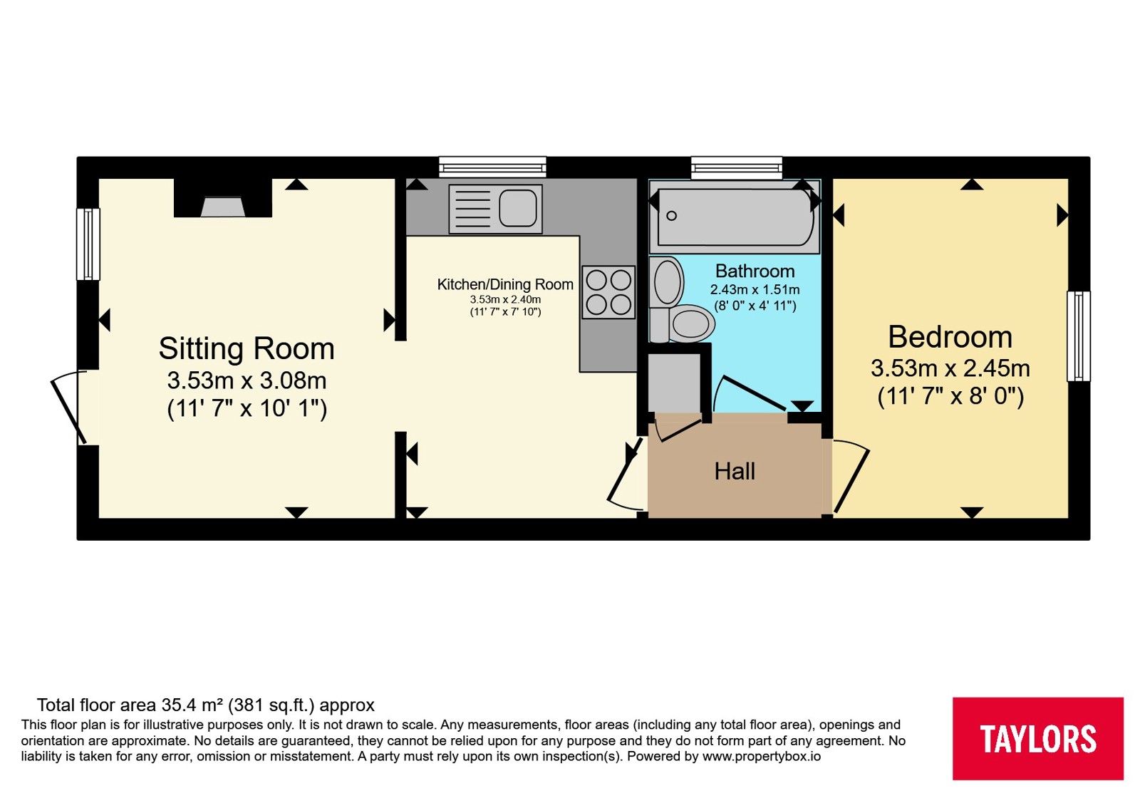 60, Brook Meadow, Swindon floorplan