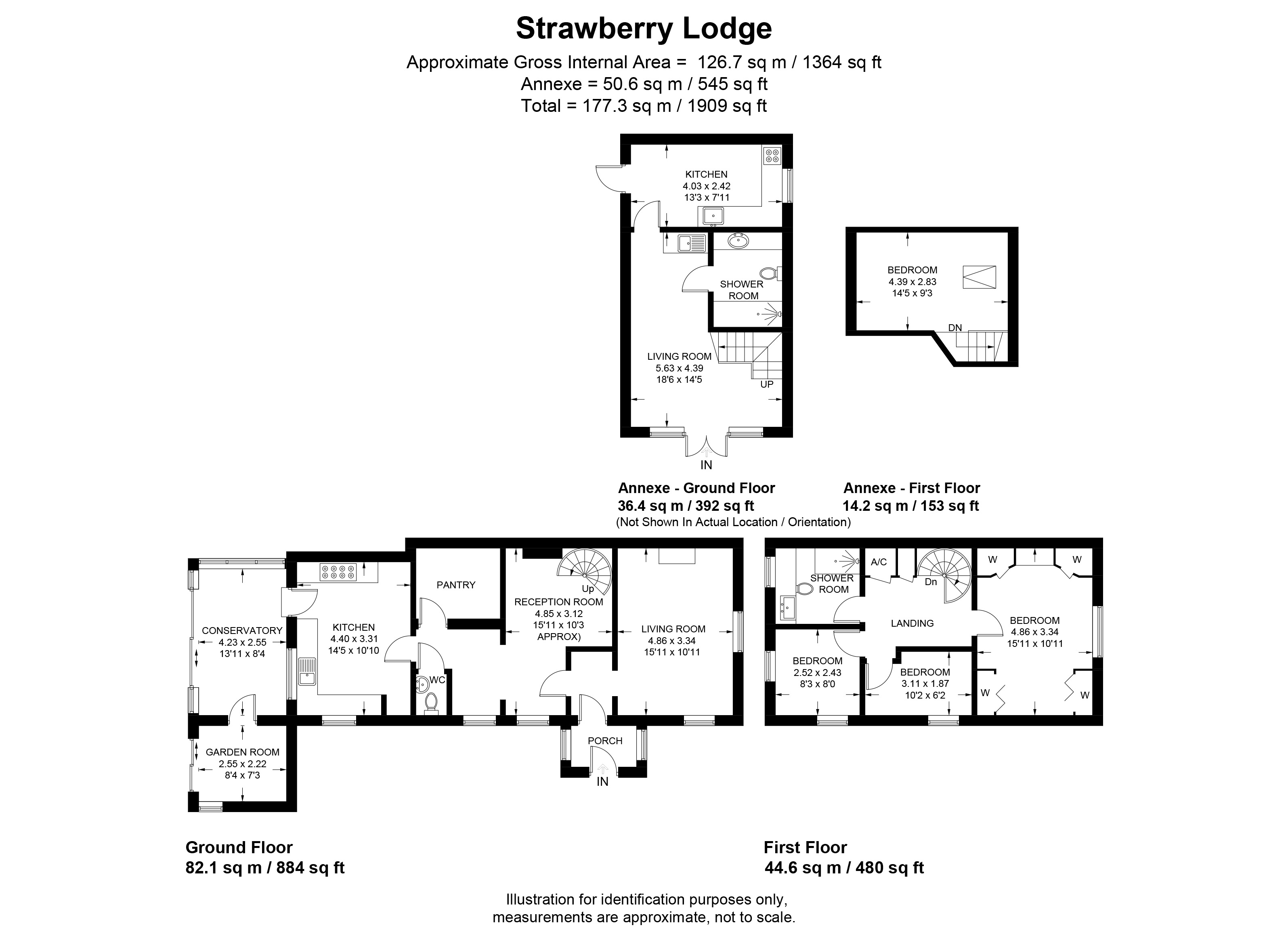 Strawberry Lodge, Maldon floorplan