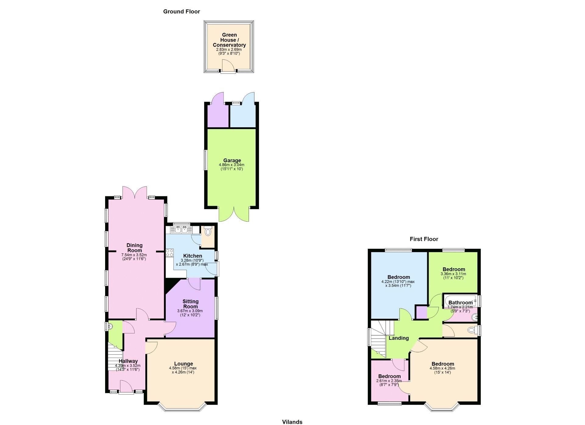 Vilands, Glasllwch Lane, Newport floorplan