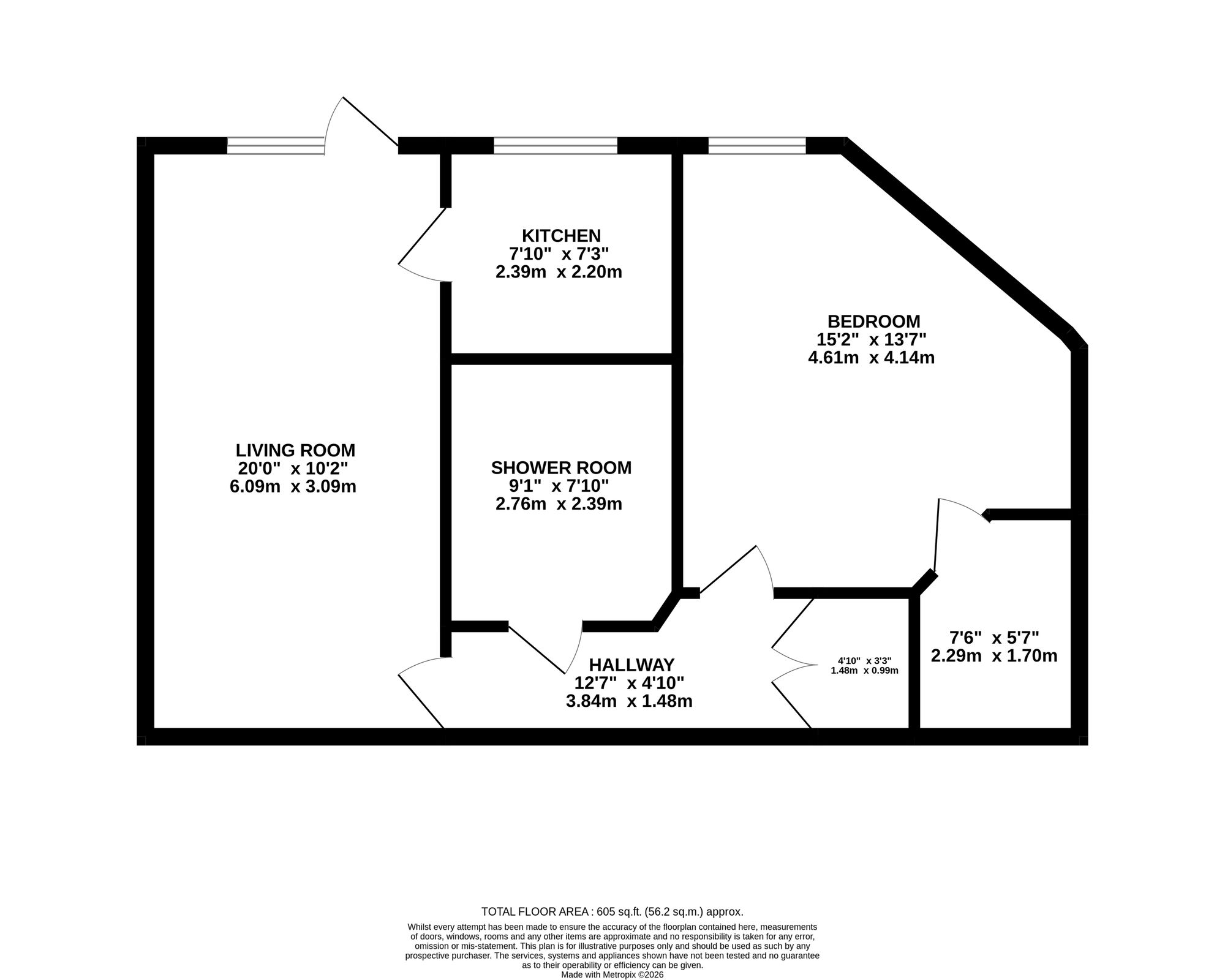 13 Joules Place Stafford Street, Market Drayton floorplan