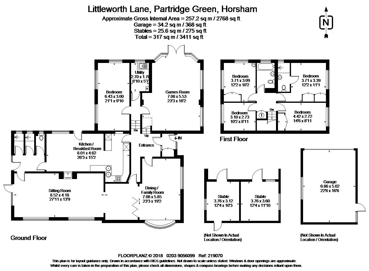 5 Bedrooms Detached house for sale in Littleworth Lane, Partridge Green, West Sussex RH13