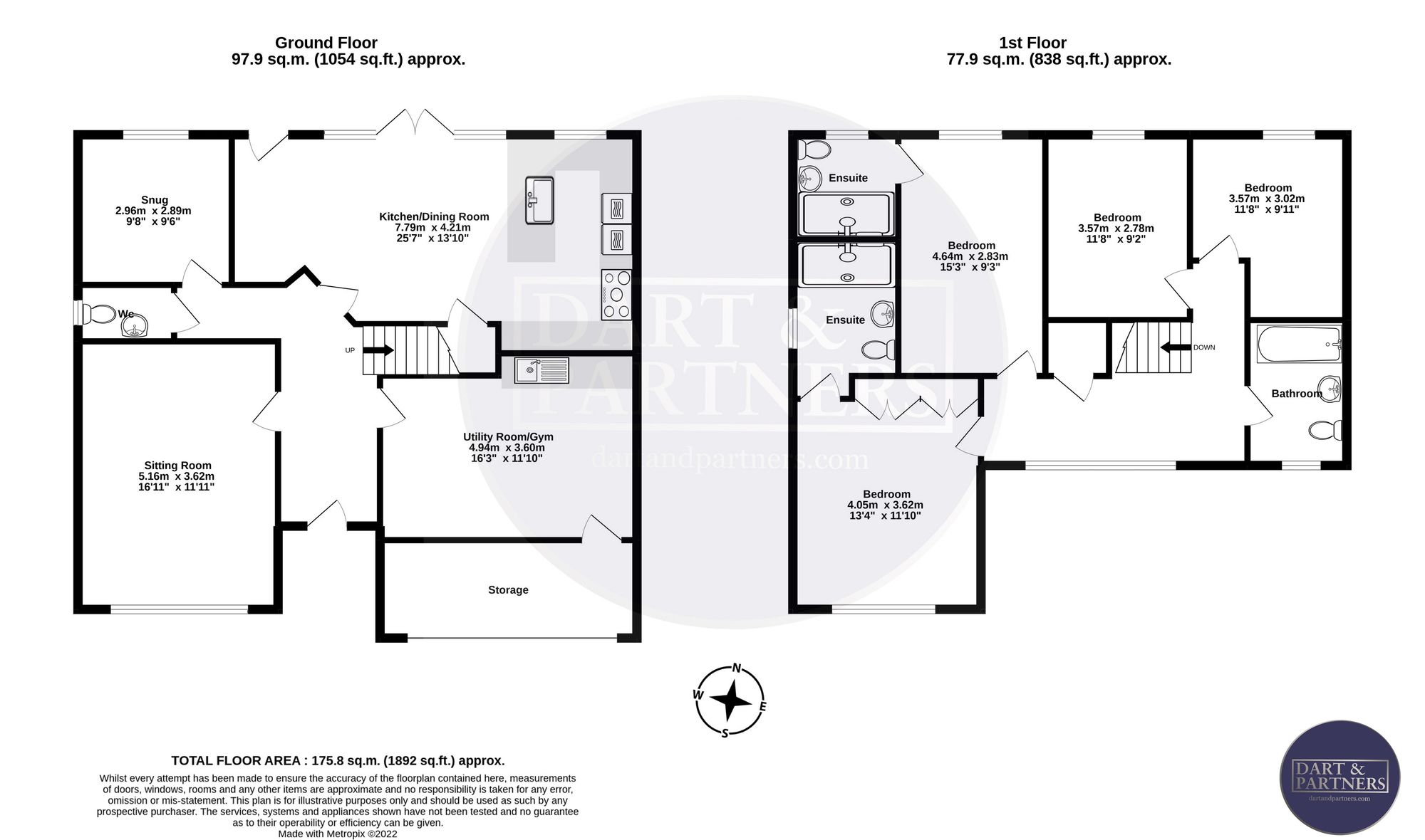 57 Curlew Way, Dawlish floorplan