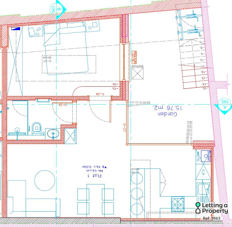 1 Lower ground flat,, Linden Gardens, London floorplan