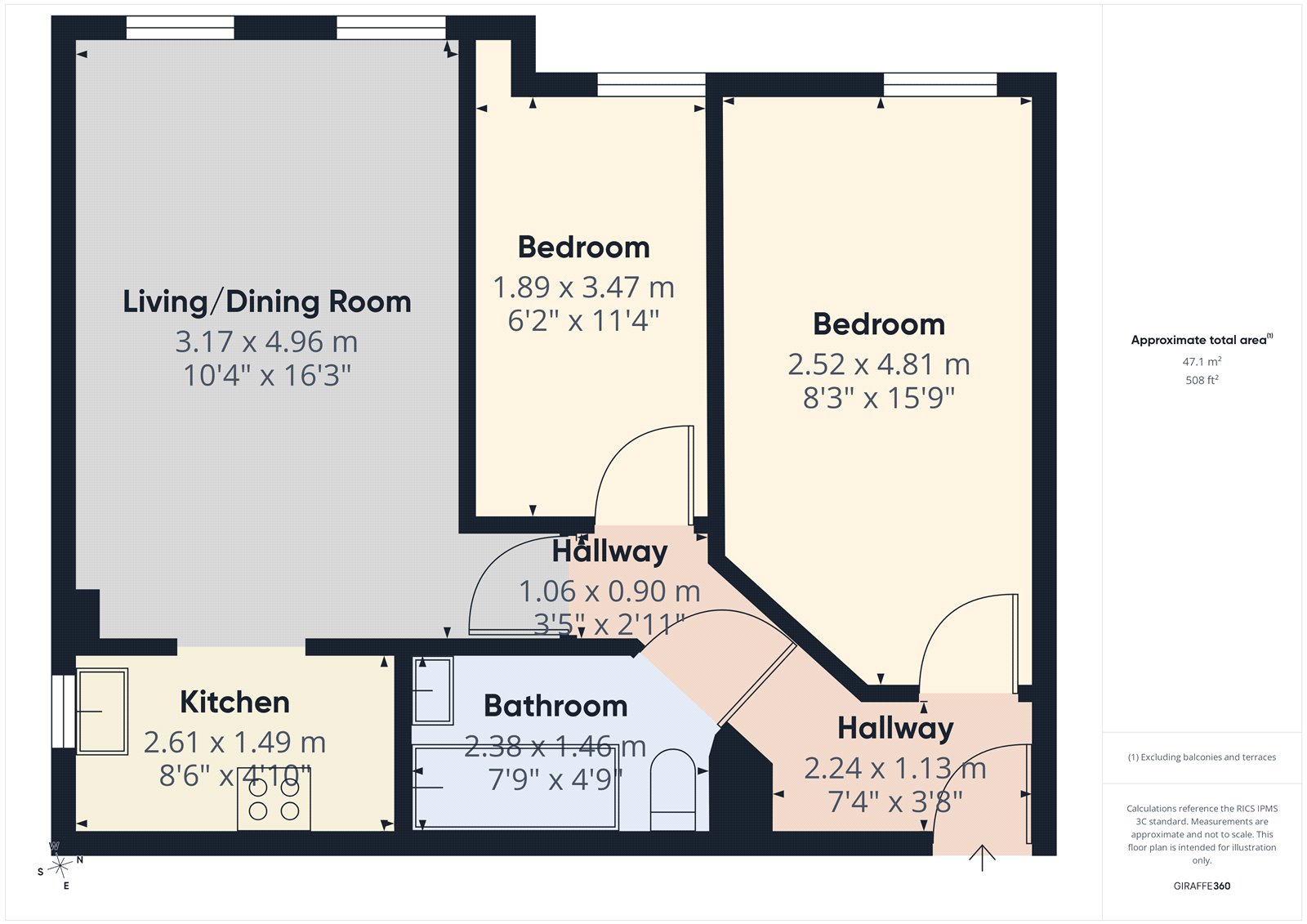 10 Bishops Place,, Church Street, Somerset floorplan