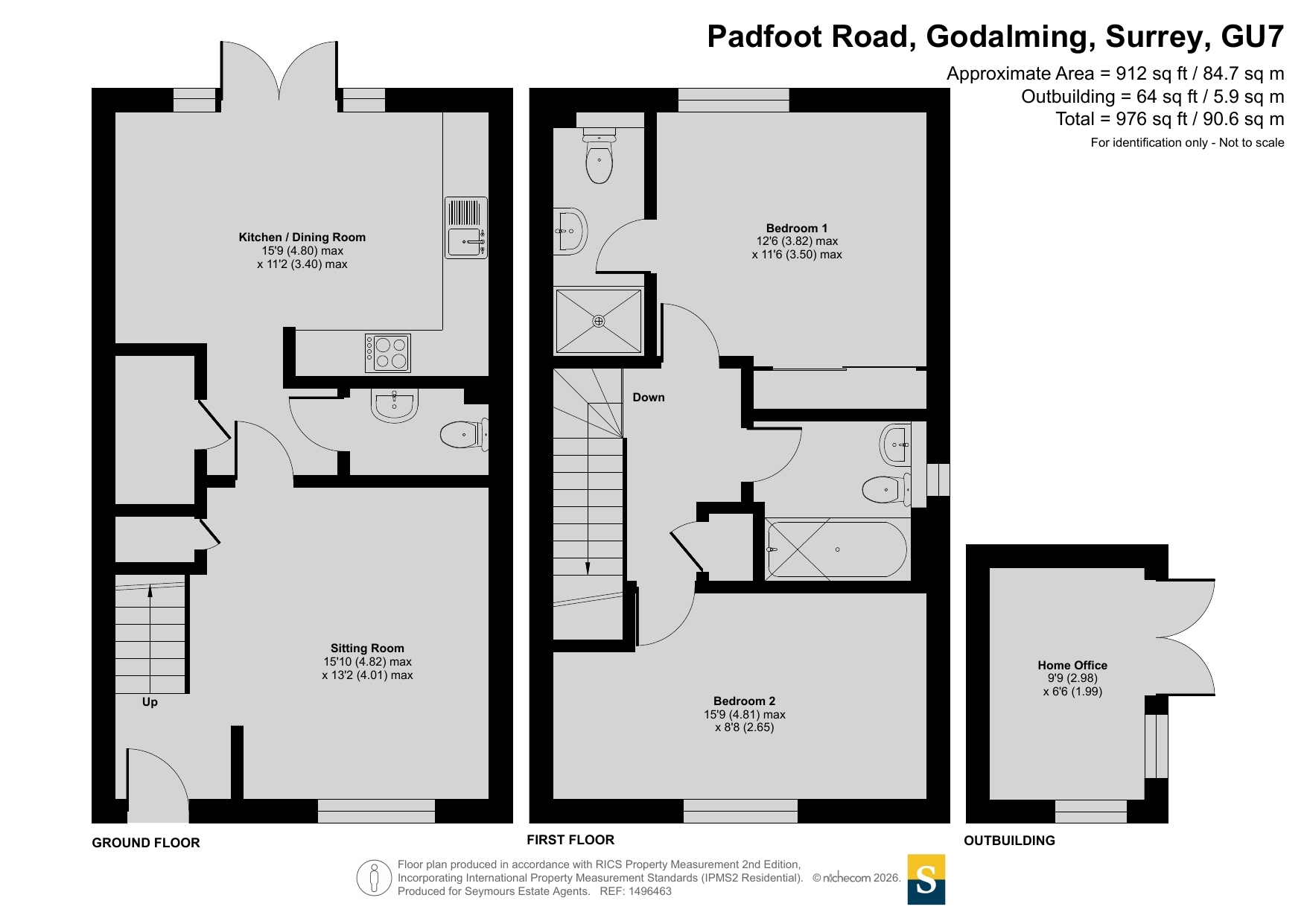 6, Padfoot Road, Surrey floorplan