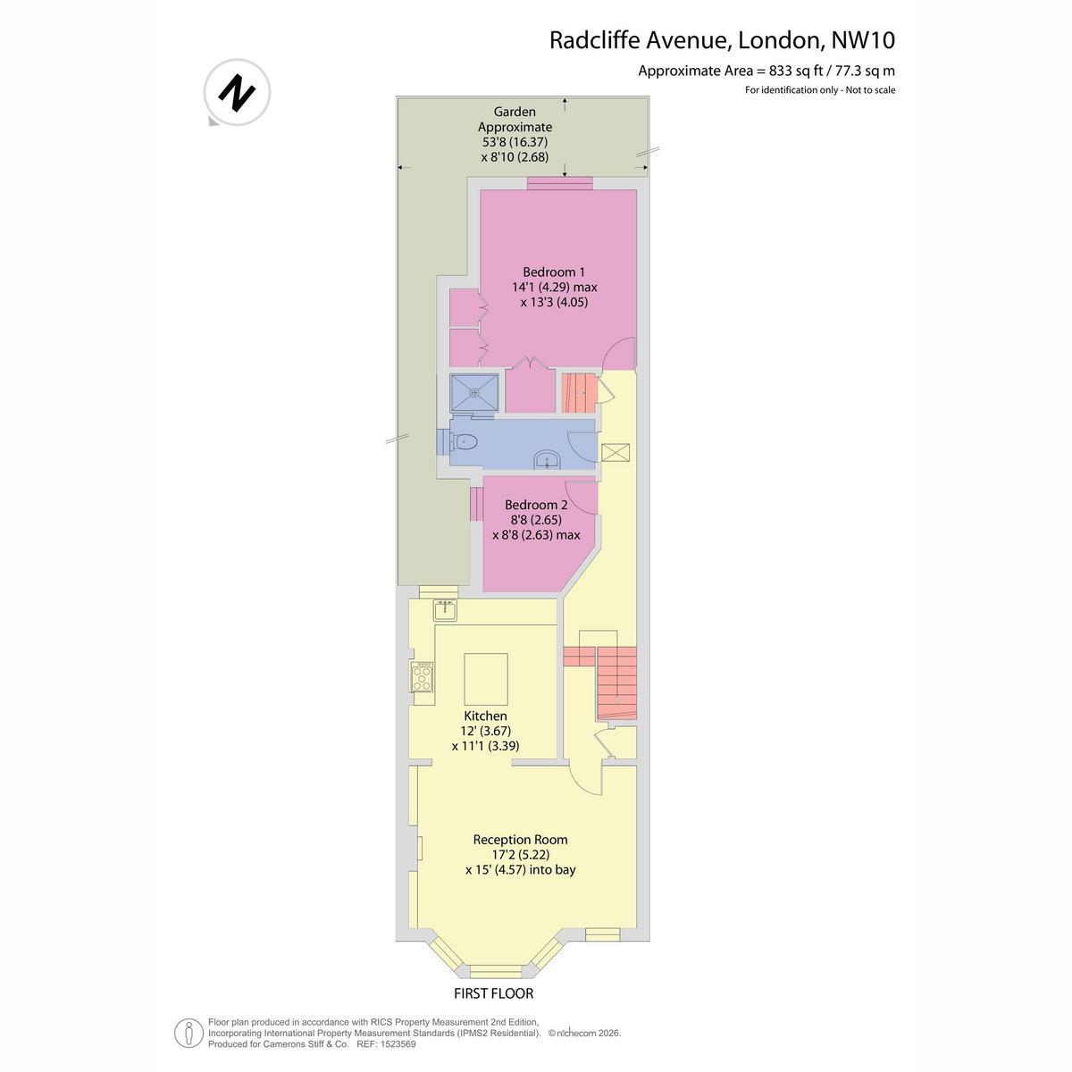 11a, Radcliffe Avenue, London floorplan