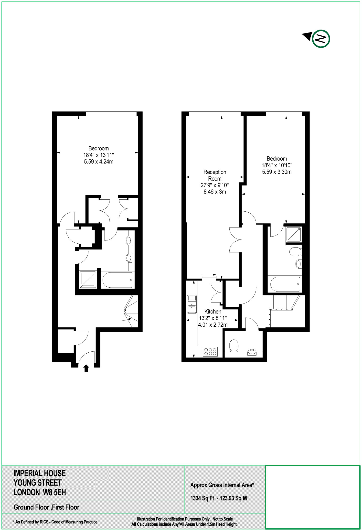 2 Bedrooms Flat to rent in Imperial House, Young Street, High Street Kensington, London W8