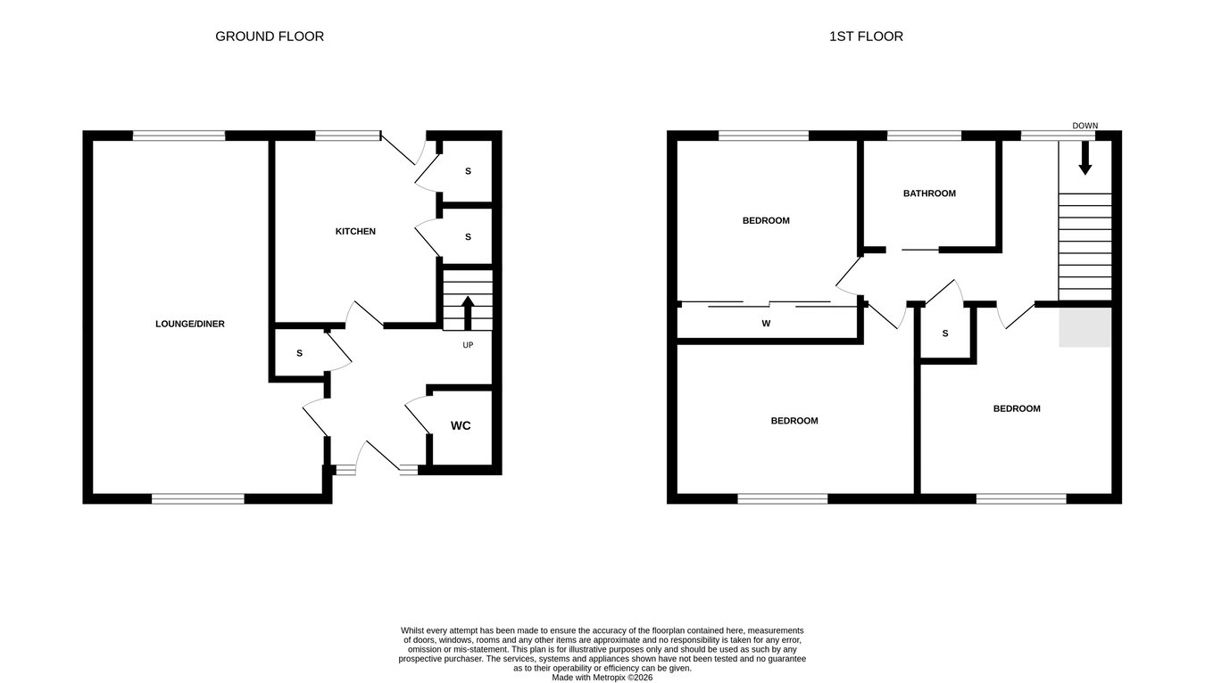 12, Smith Avenue, Cowdenbeath floorplan