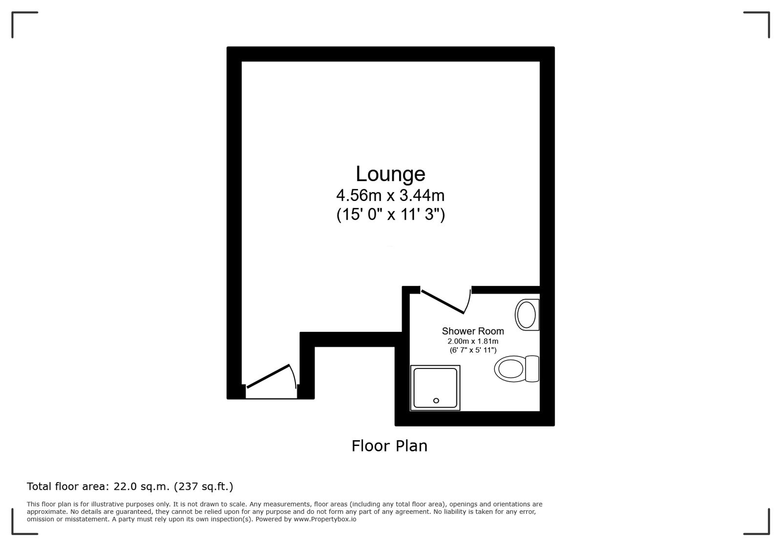 Room 5, 20, School Road, Birmingham floorplan