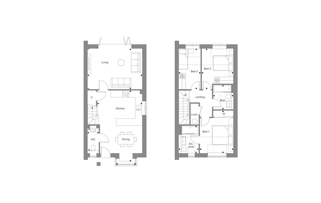 Sage - No 6 Herb Grove, 260-264, Chipstead Way, Surrey floorplan