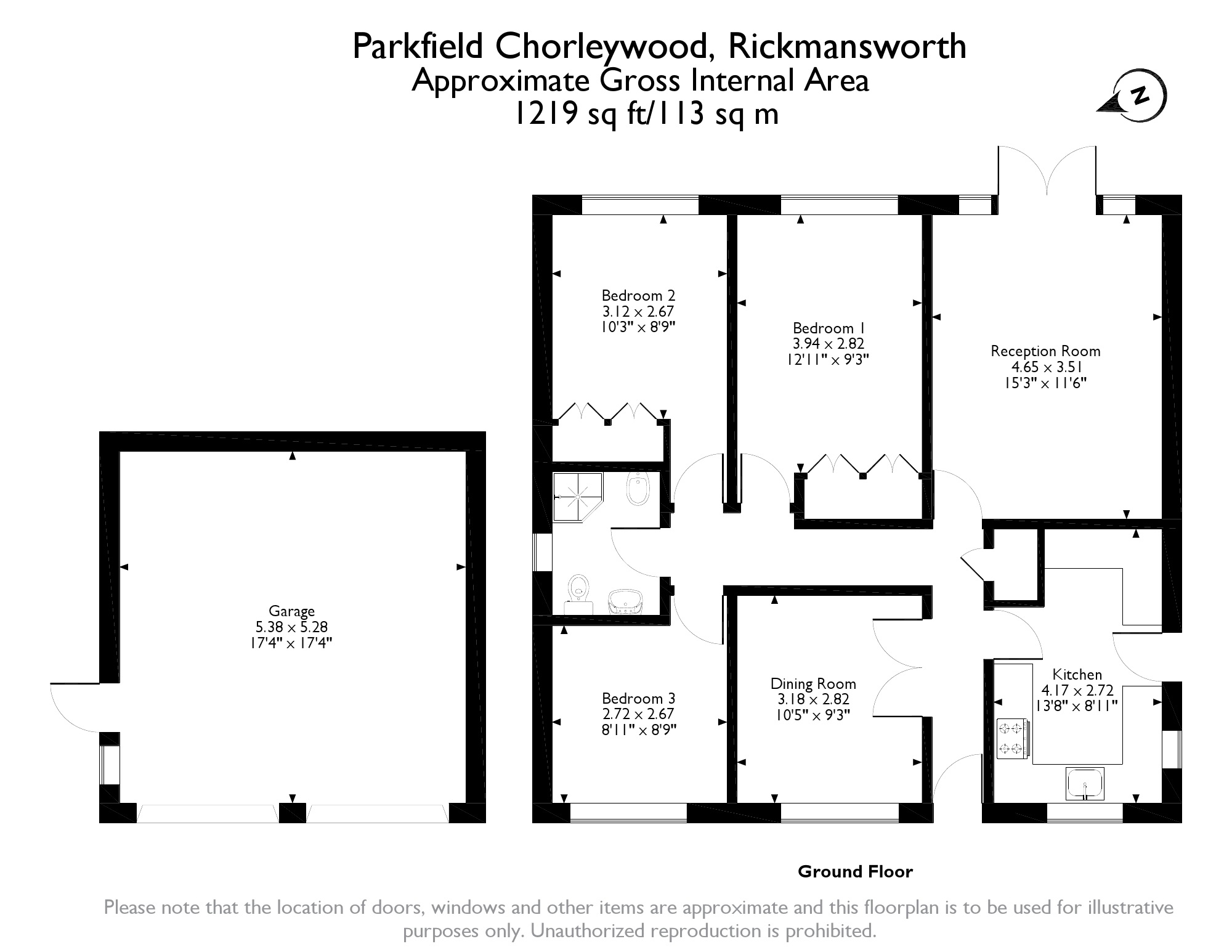 3 Bedrooms Detached house for sale in Parkfield, Chorleywood, Rickmansworth WD3