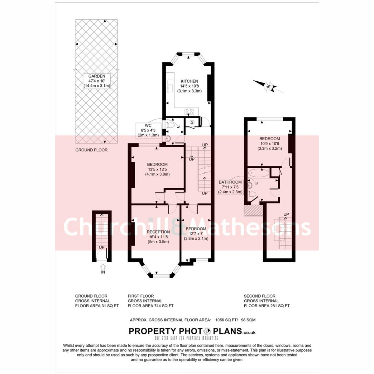 Harlesden Gardens, London, NW10 4 floorplan