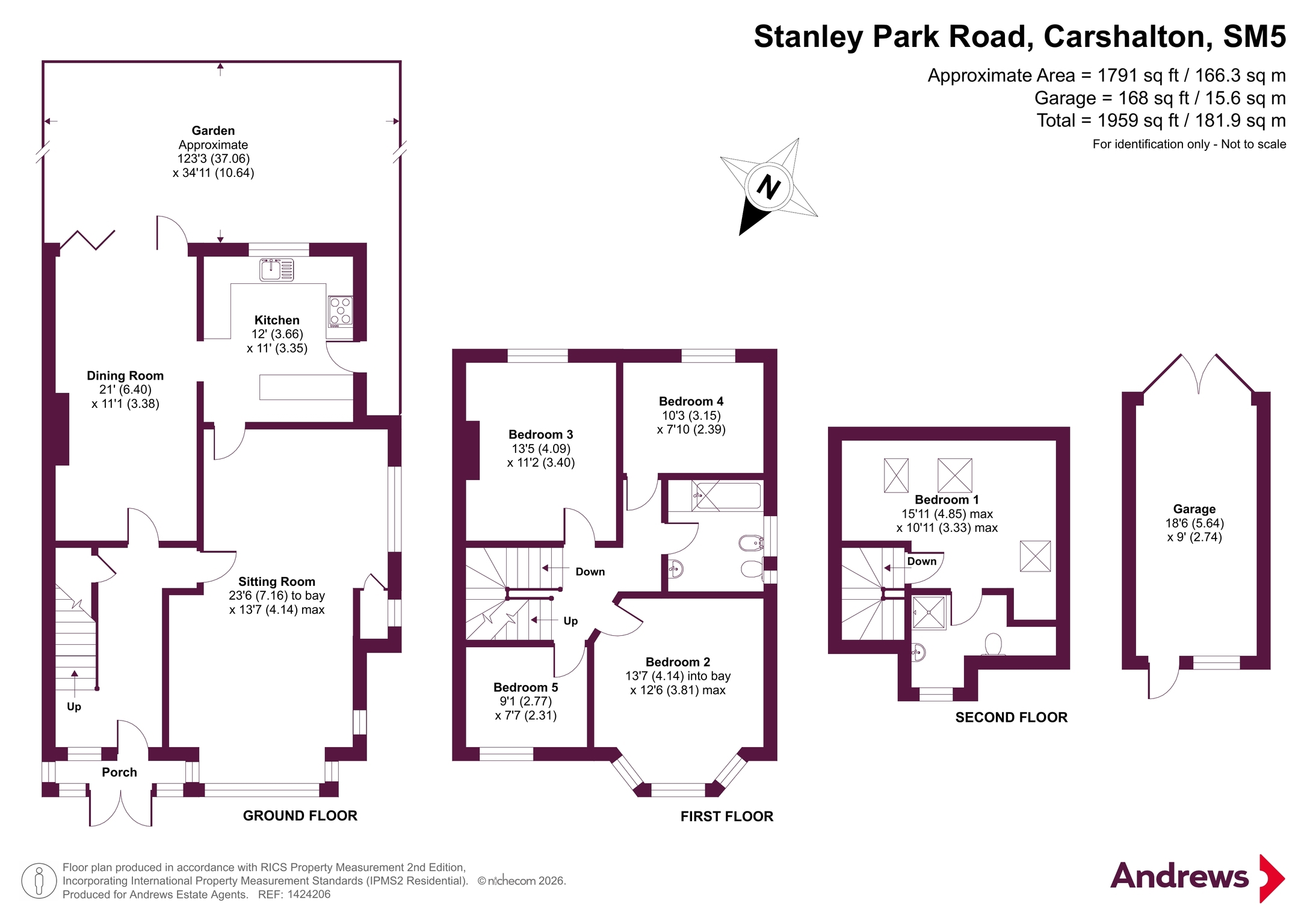 43, Stanley Park Road, Carshalton floorplan