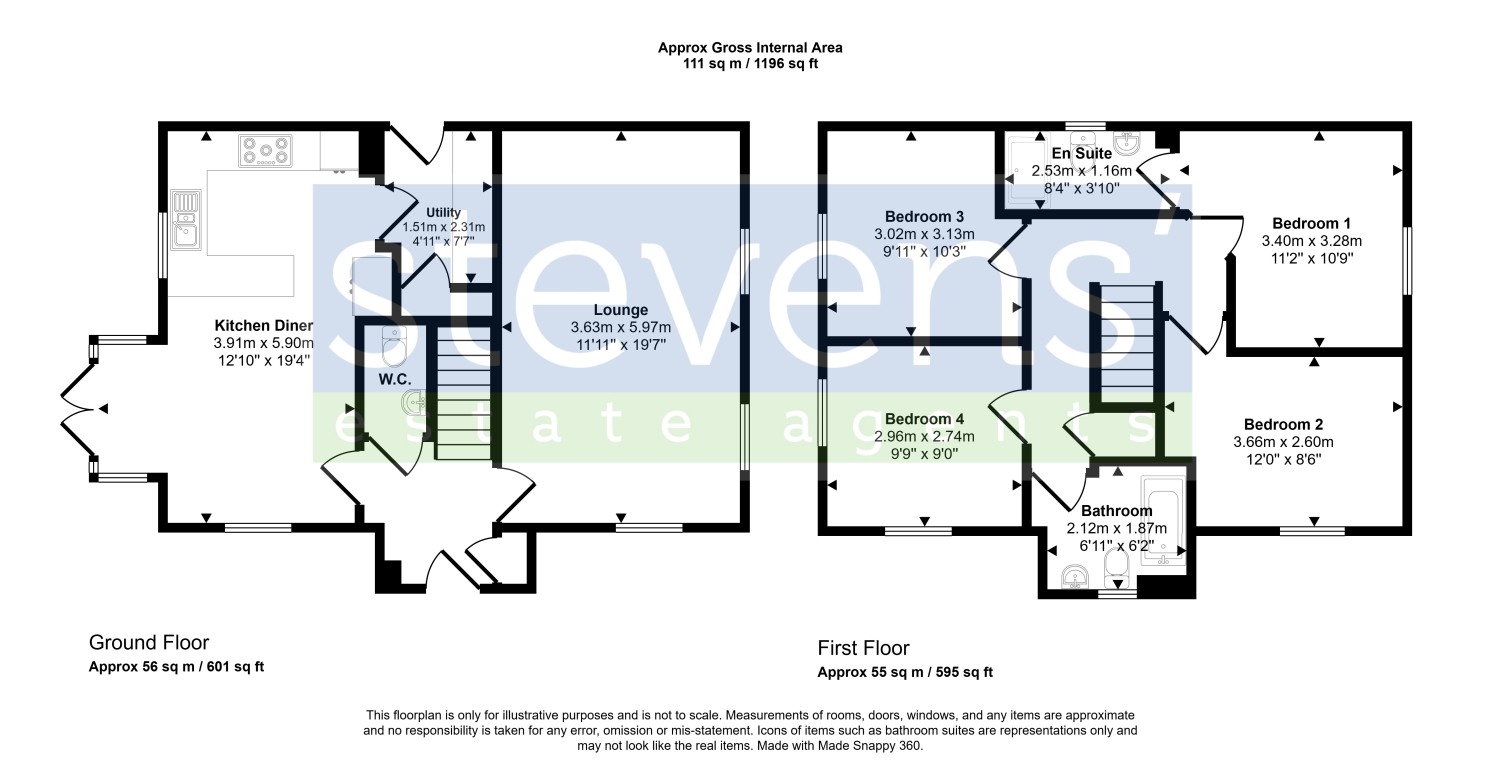 1, Ash Park, Okehampton floorplan