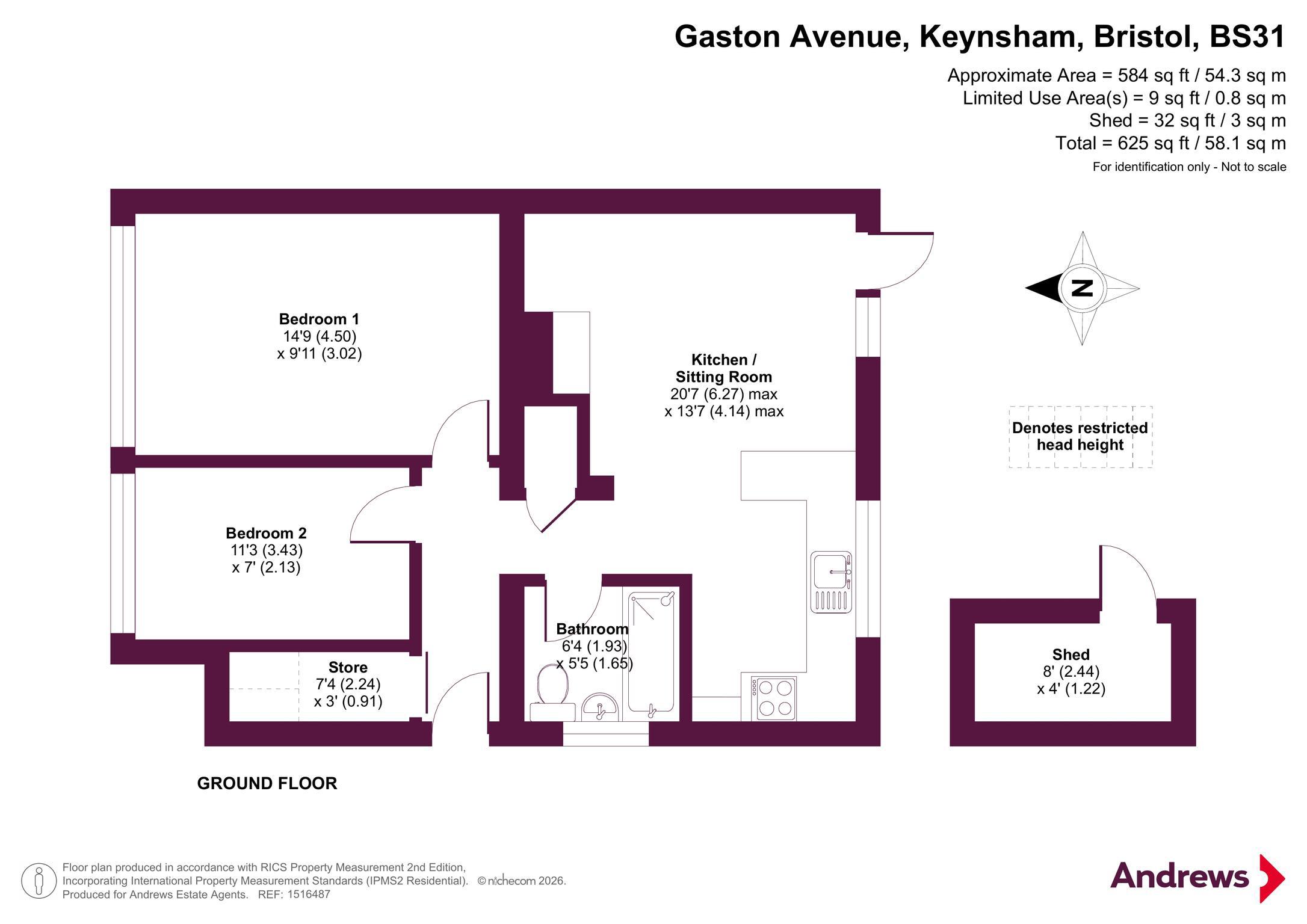 50, Gaston Avenue, Bristol floorplan