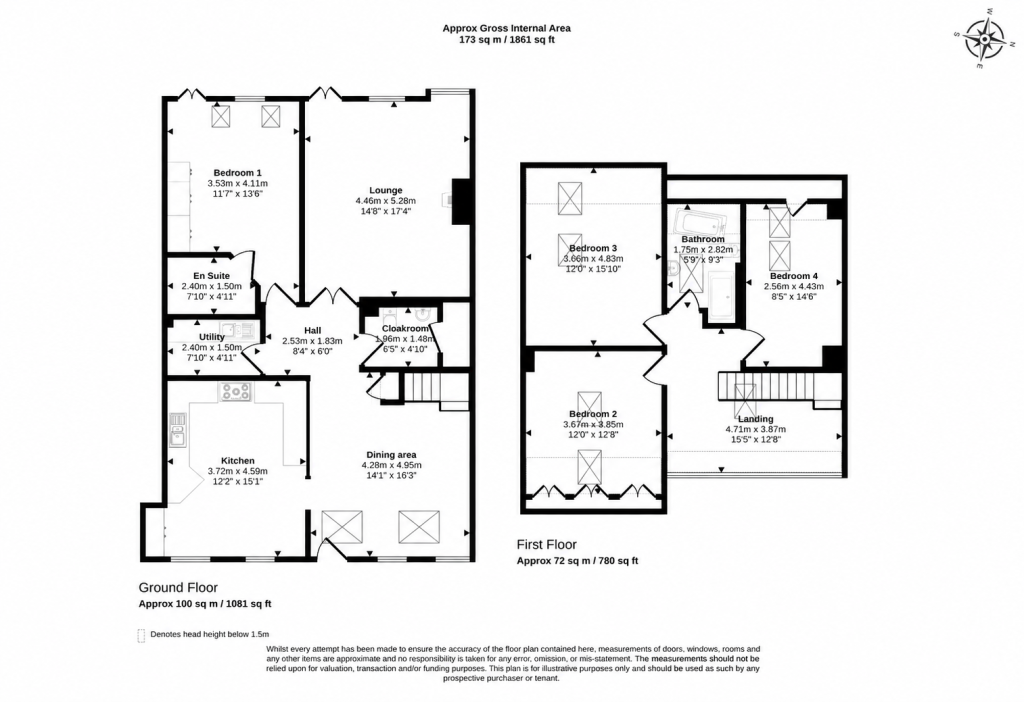 Upper Esholt Farm, Shipley floorplan