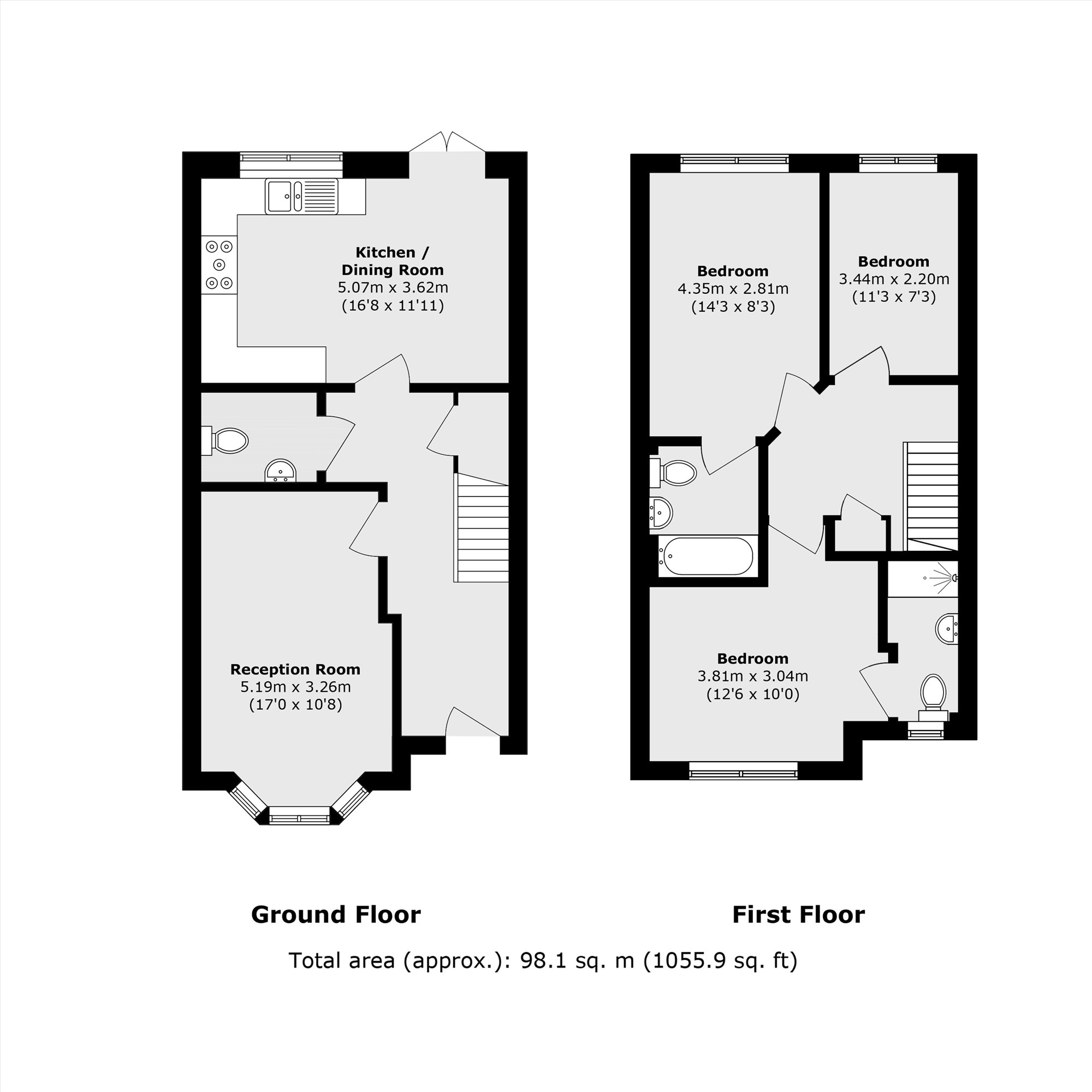 18, Blacksmith Close, Sunbury-On-Thames floorplan